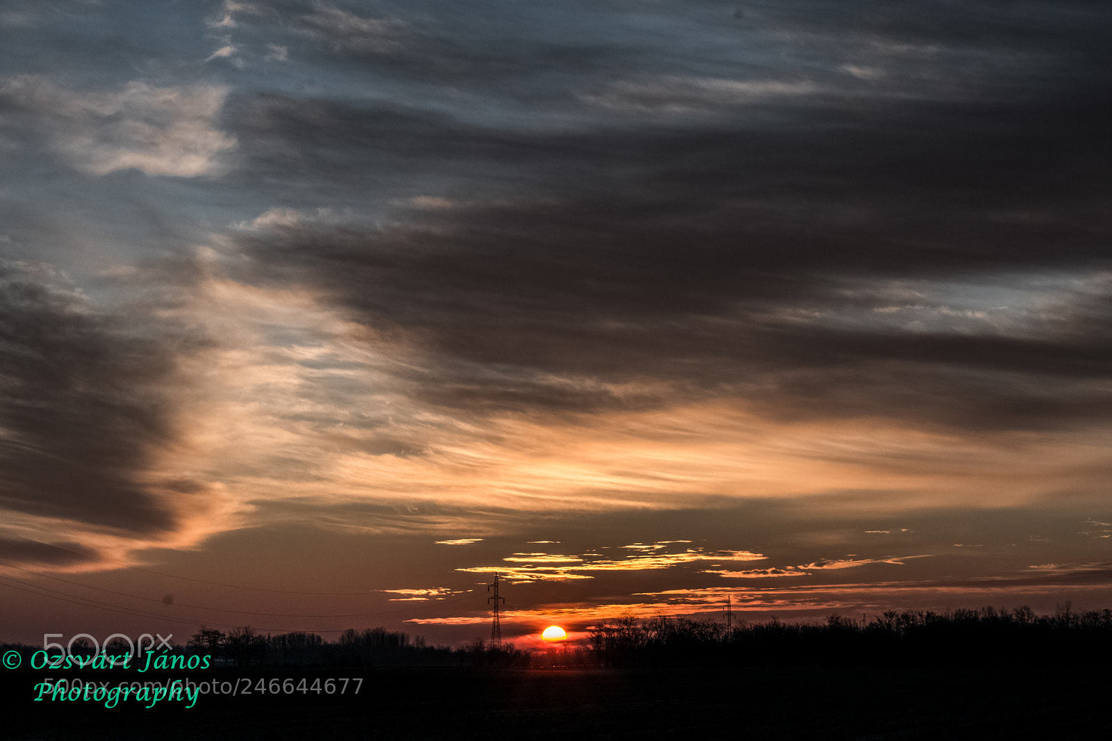 Nikon D3400 sample photo. Orange and pink clouds photography