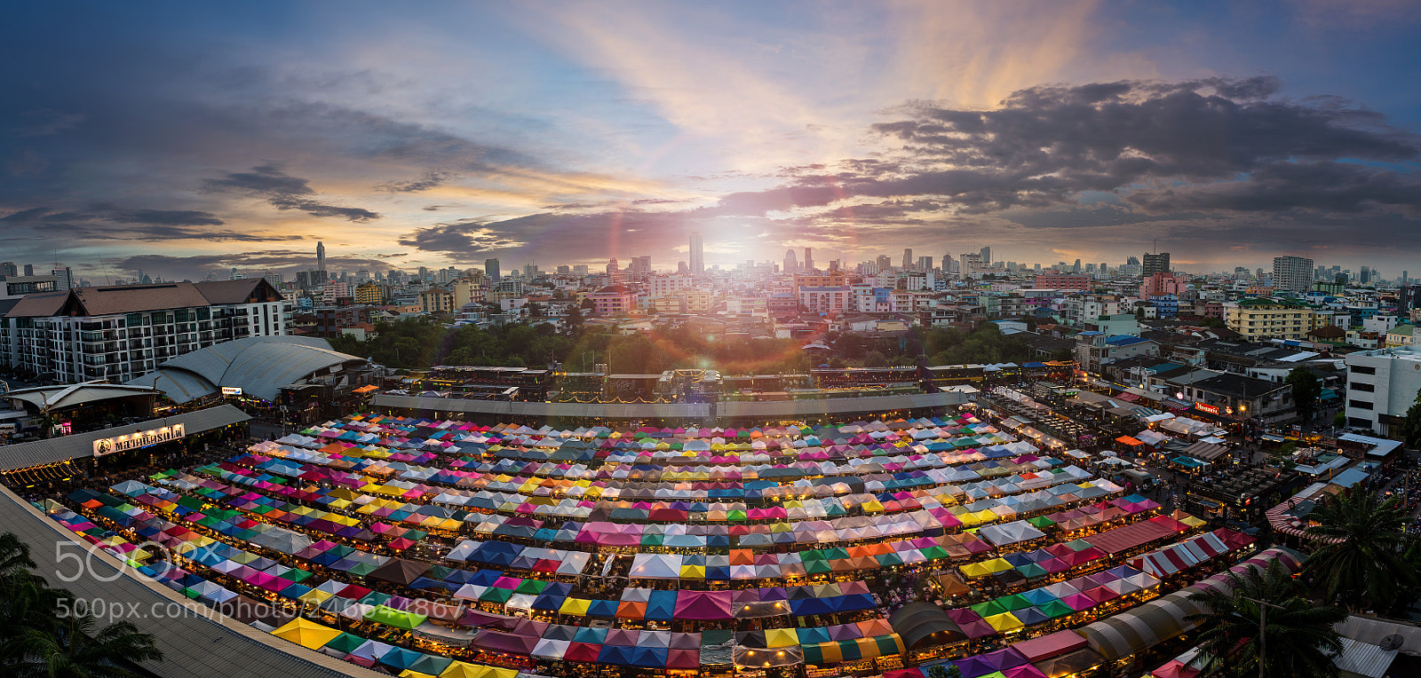 Nikon D600 sample photo. Panorama rod fai night photography