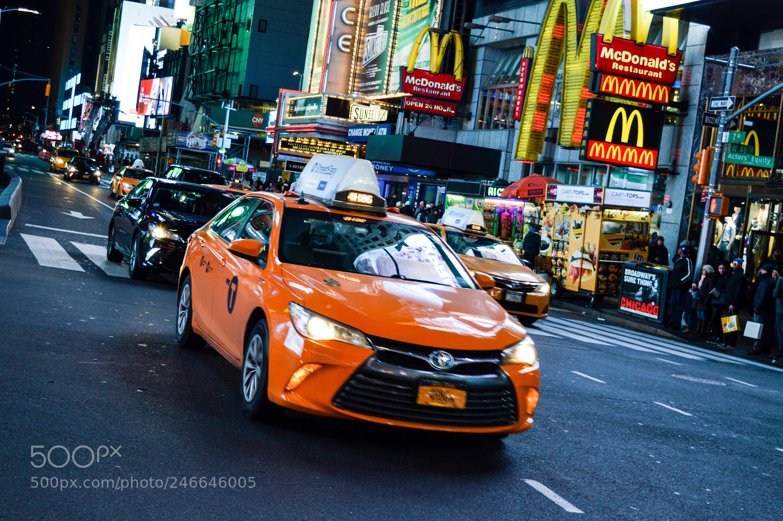 Nikon D3200 sample photo. New york taxi at photography