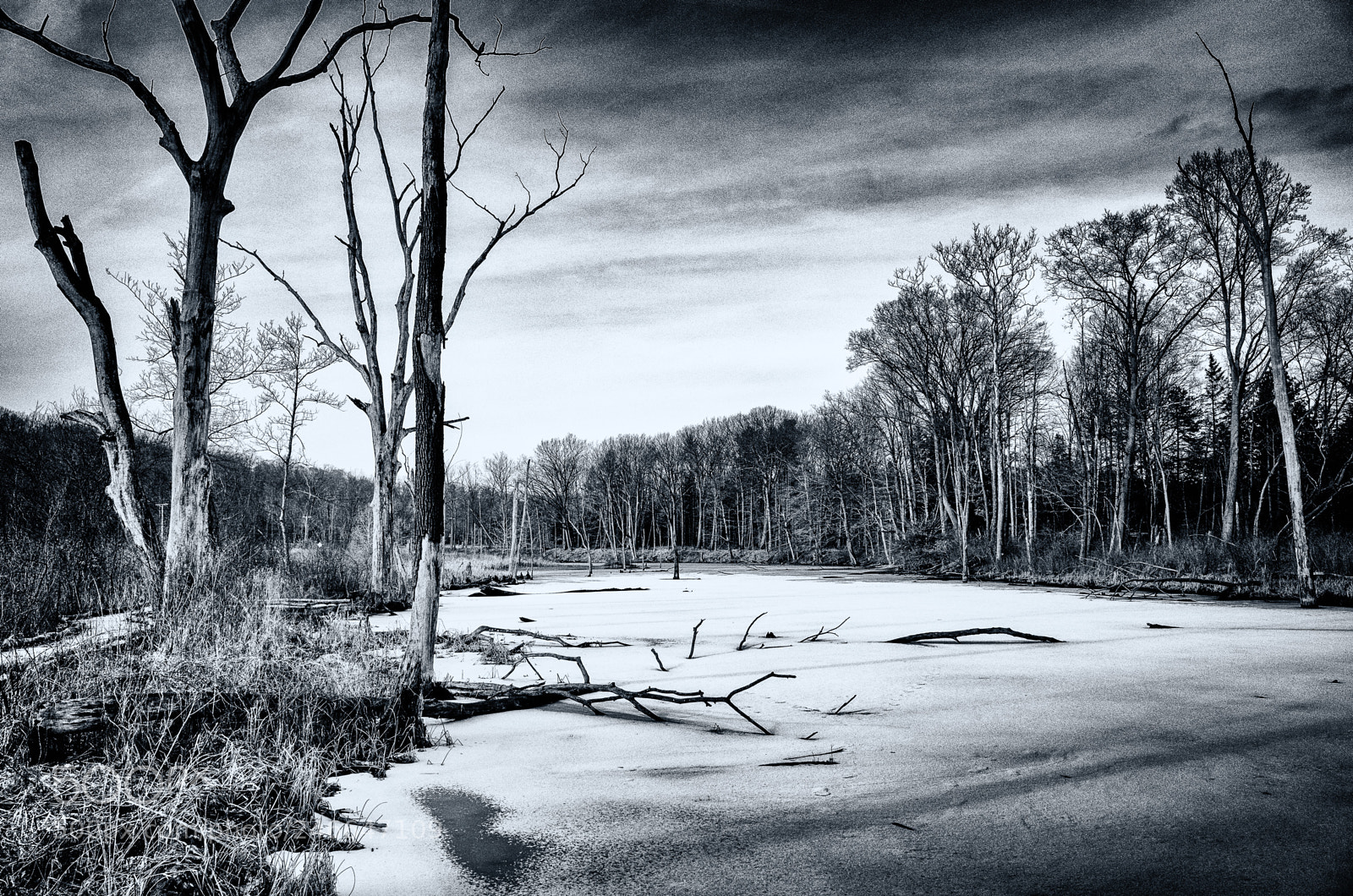 Ricoh GR sample photo. Frozen lagoon photography