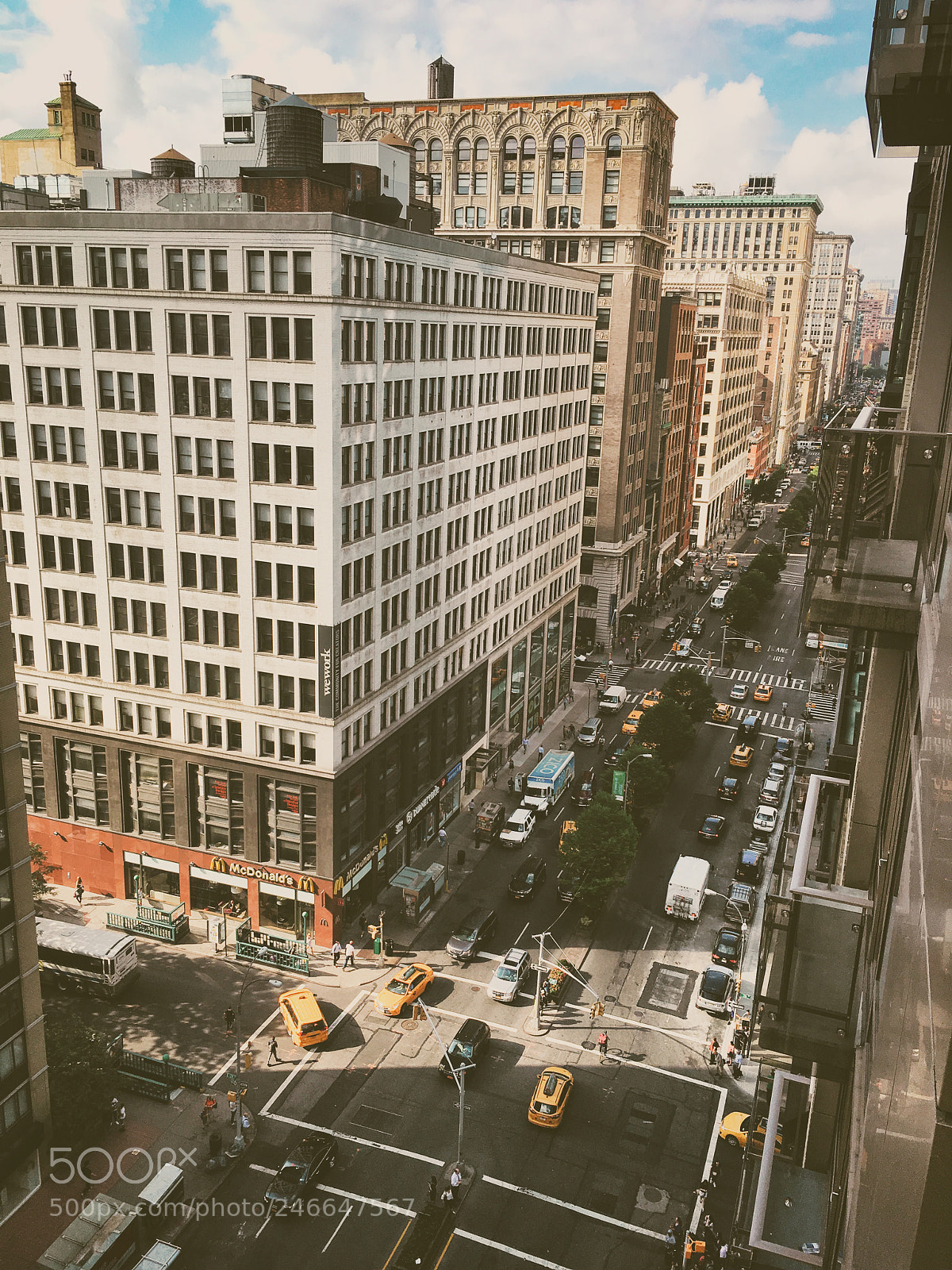 Apple iPhone 6s sample photo. Nyc birds-eye view on photography