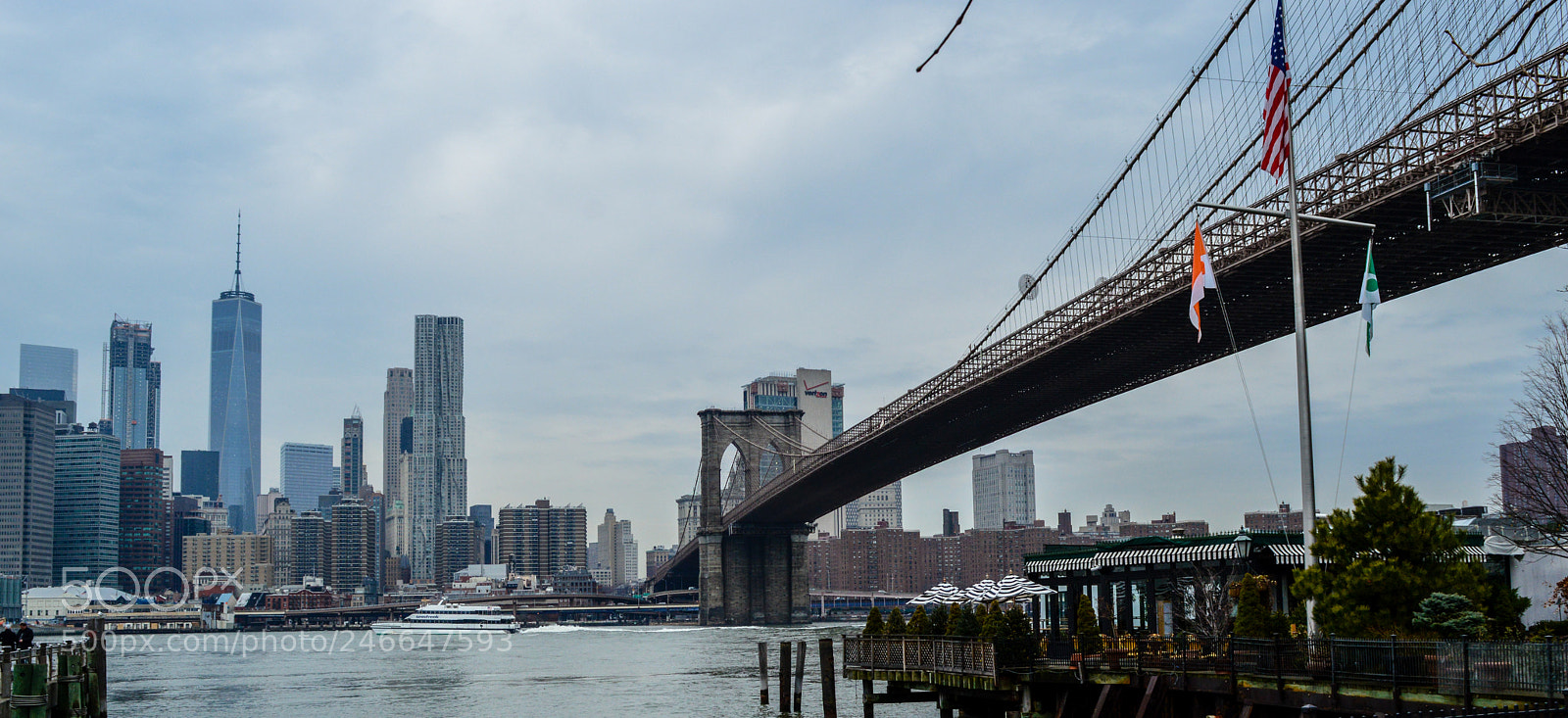 Nikon D3200 sample photo. Manhattan and brooklyn bridge photography