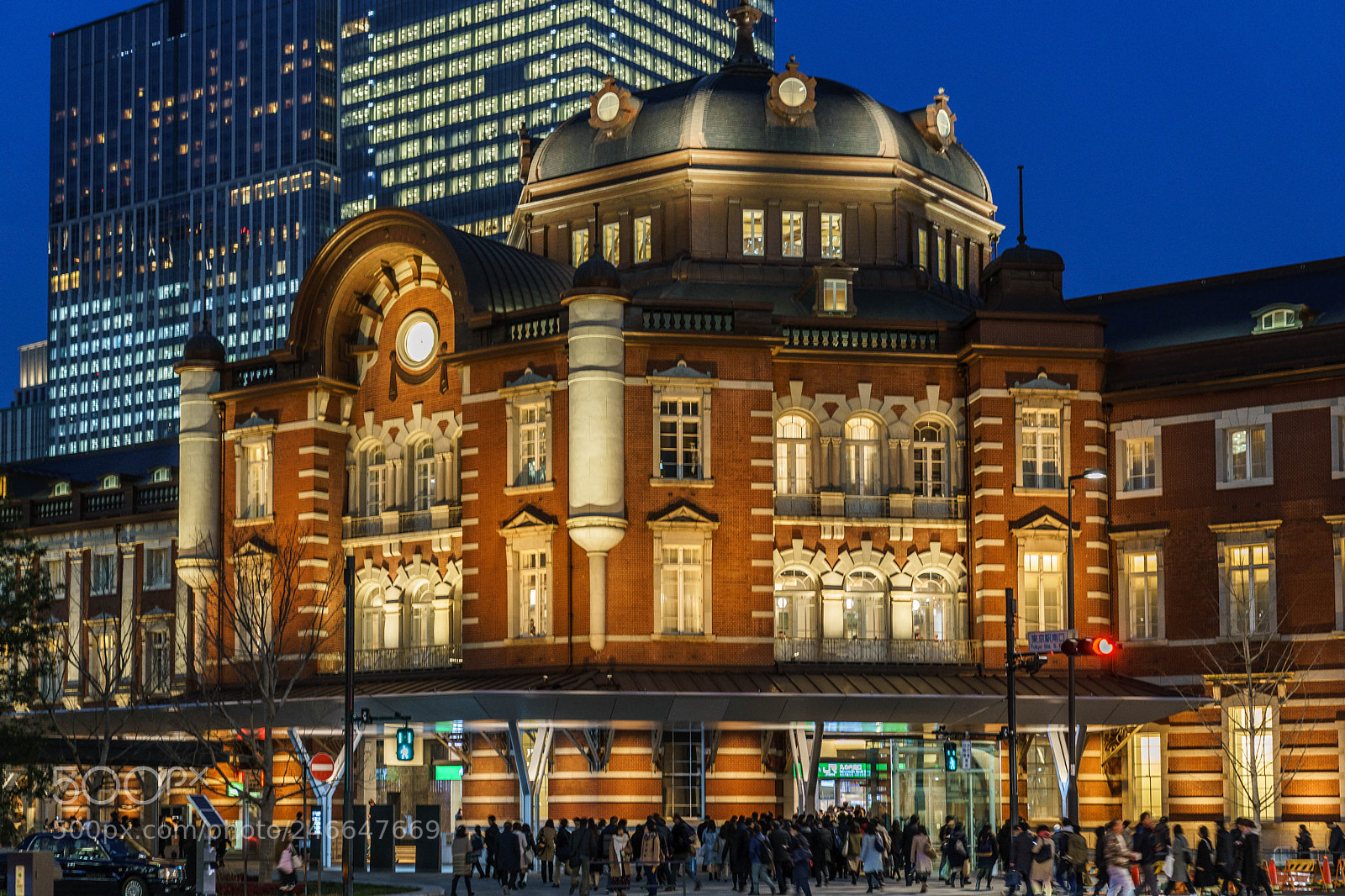 Sony a7 II sample photo. Tokyo station photography