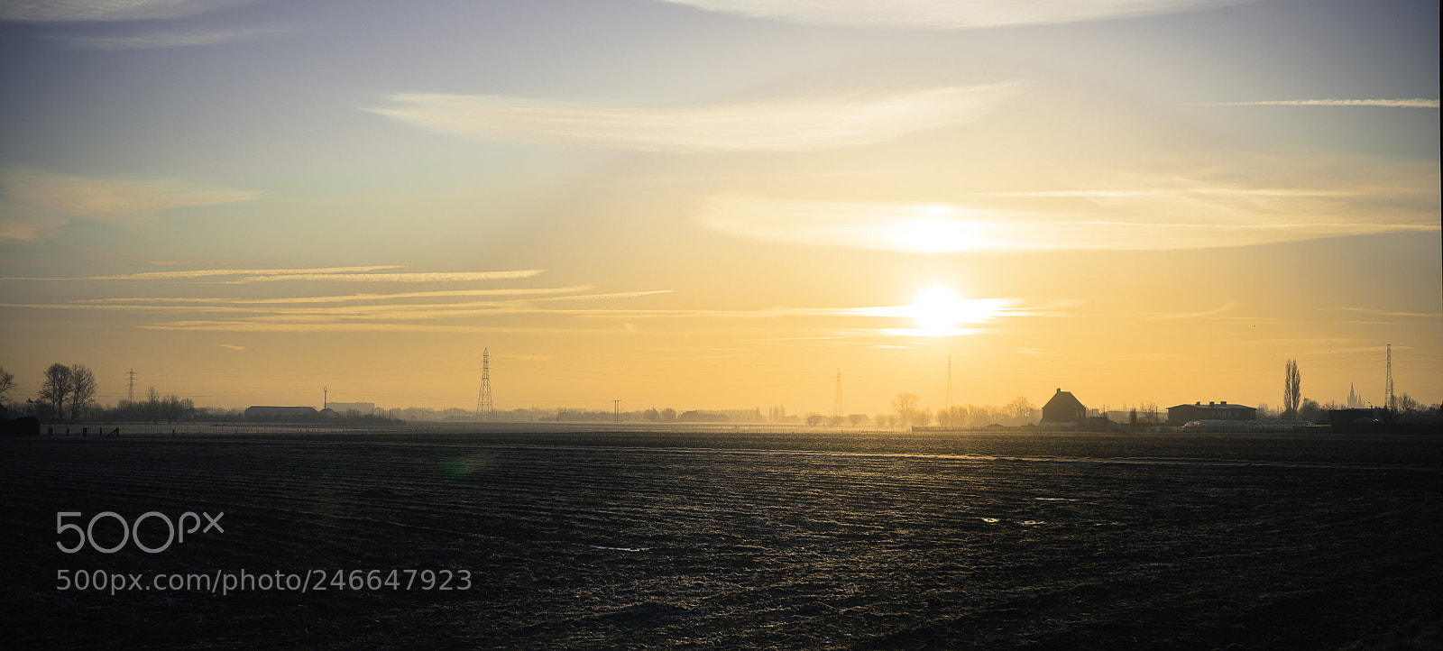Sony a7 II sample photo. Cold morning ieper photography