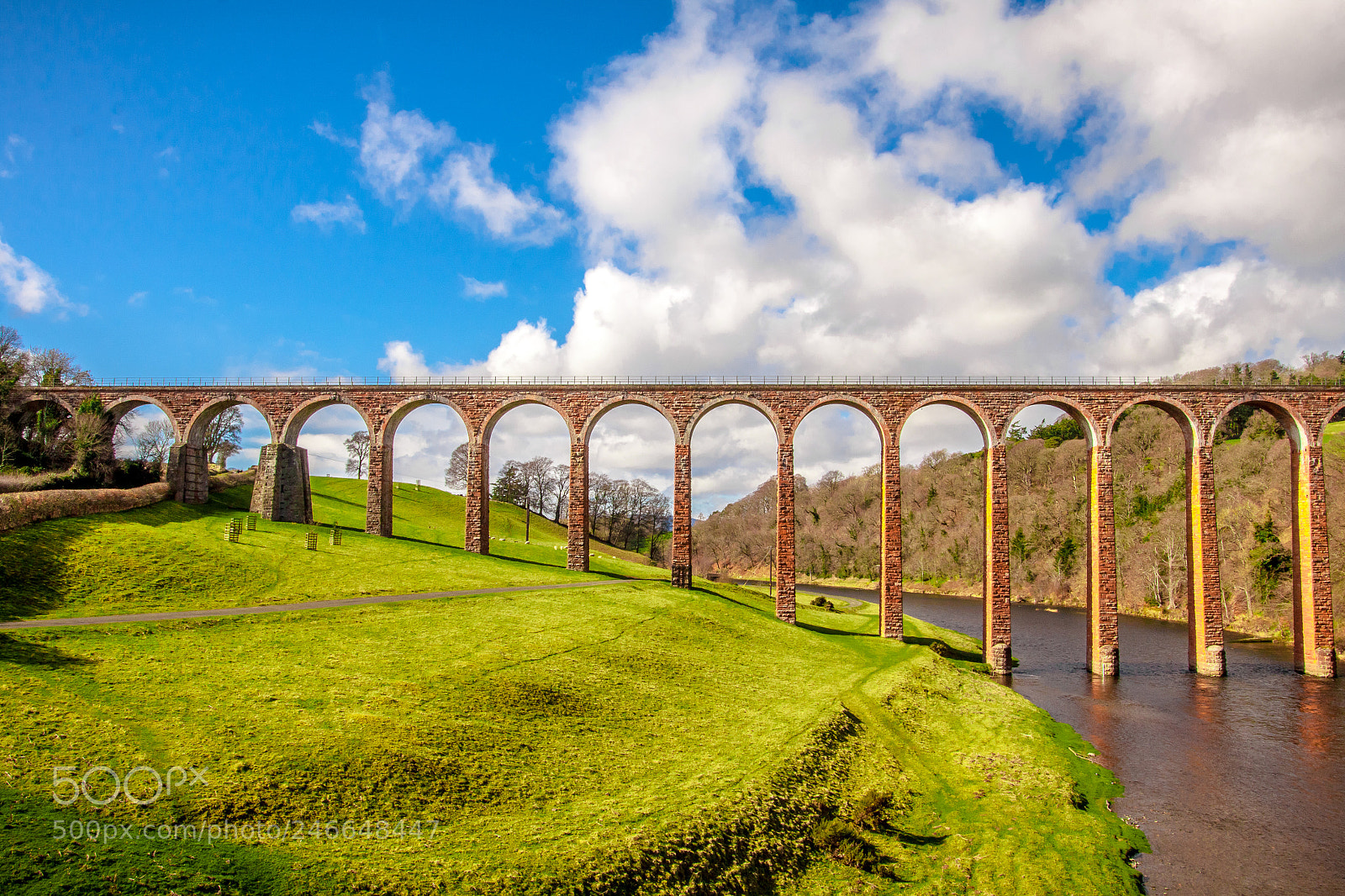 Canon EOS 500D (EOS Rebel T1i / EOS Kiss X3) sample photo. Leaderfoot viaduct photography