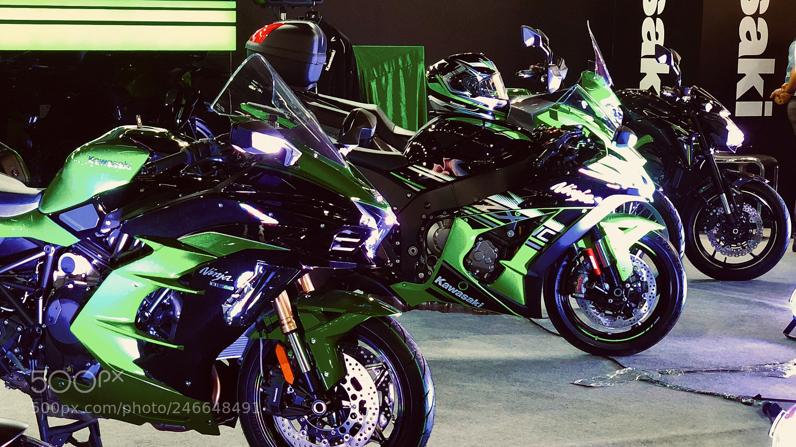 Apple iPhone X sample photo. Kawasaki ninja  photography