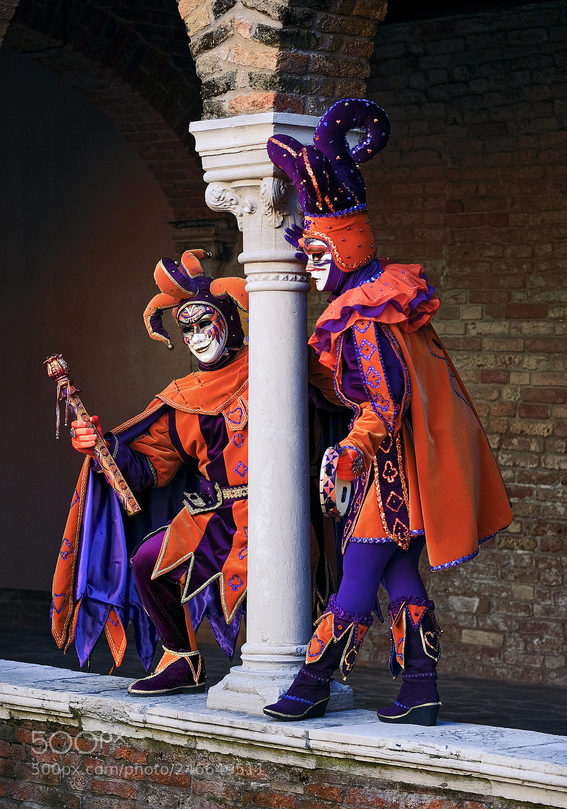 Fujifilm X-T1 sample photo. Two jokers in venice photography