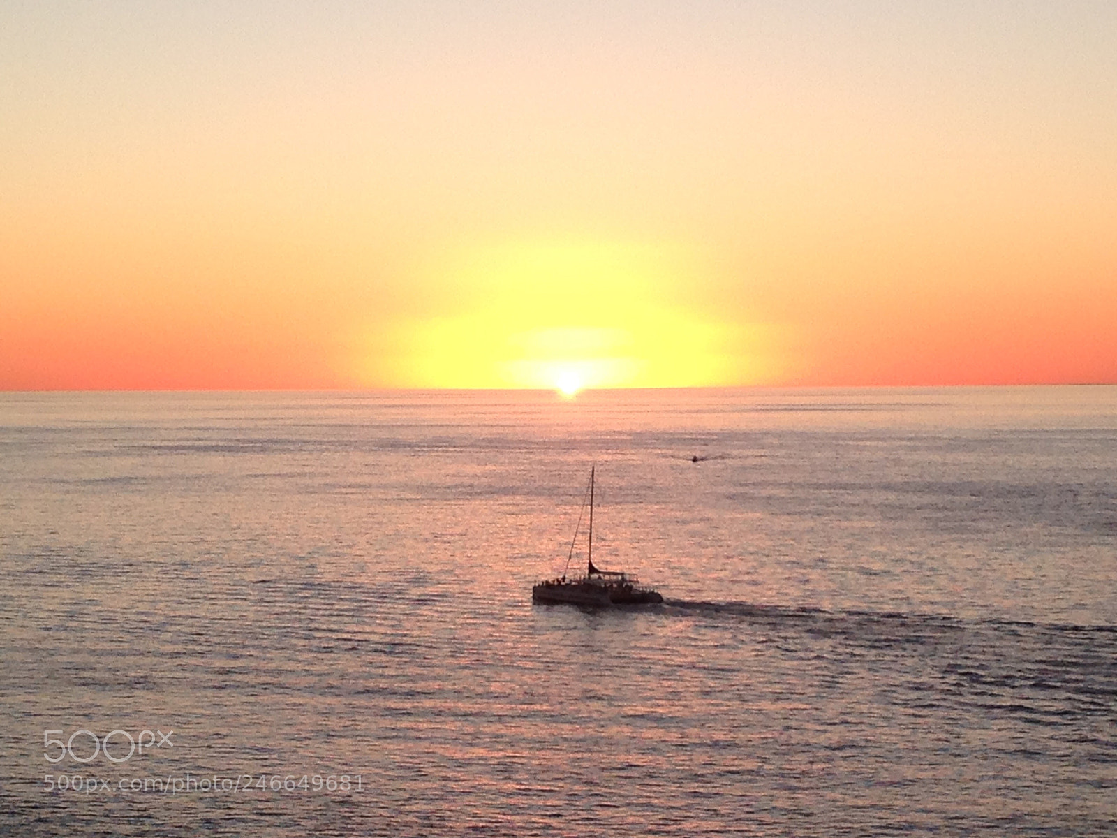 Apple iPhone 5 sample photo. Sunset sail 2 photography