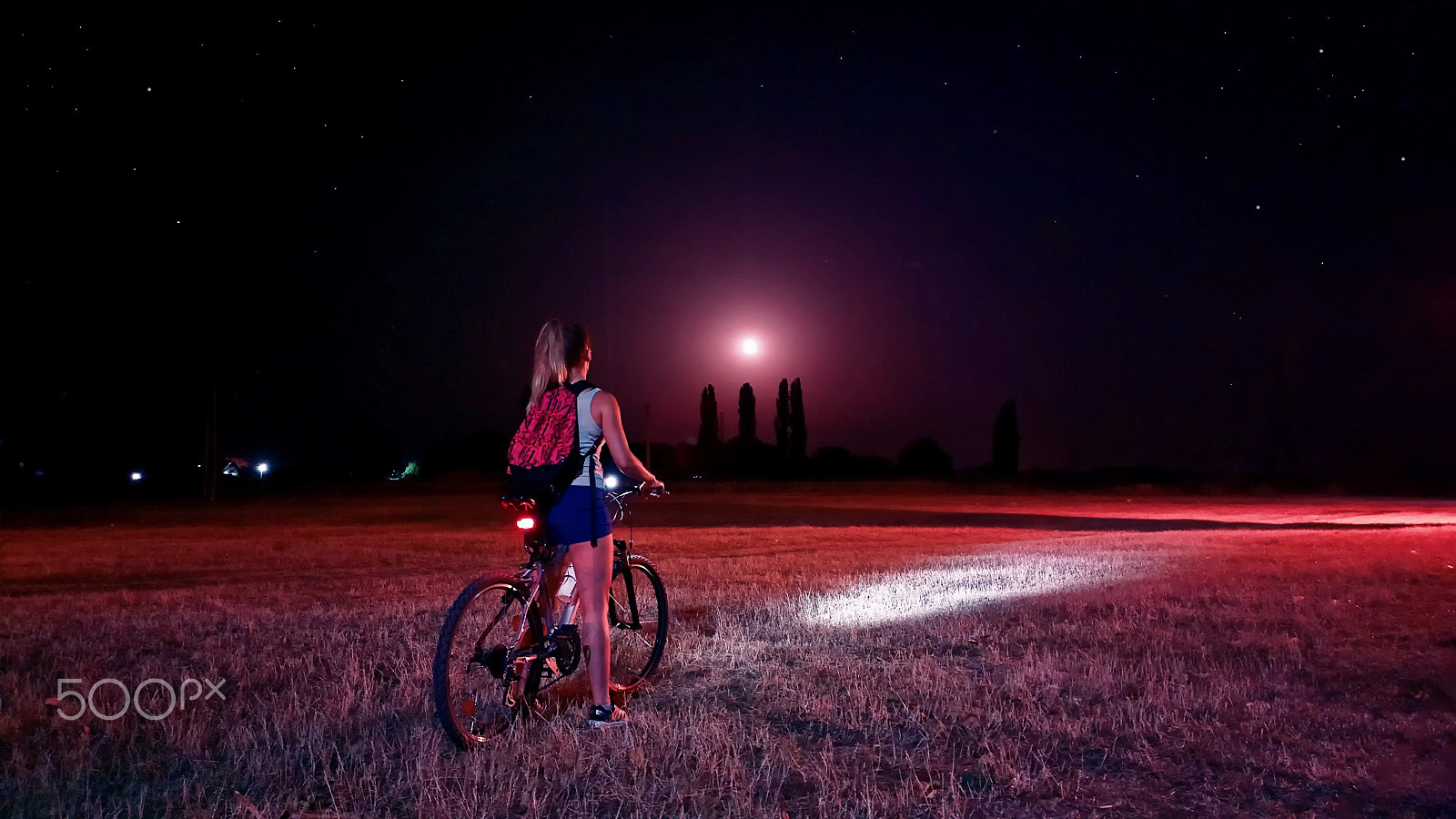 Nokia 808 PureView sample photo. Night cycling photography