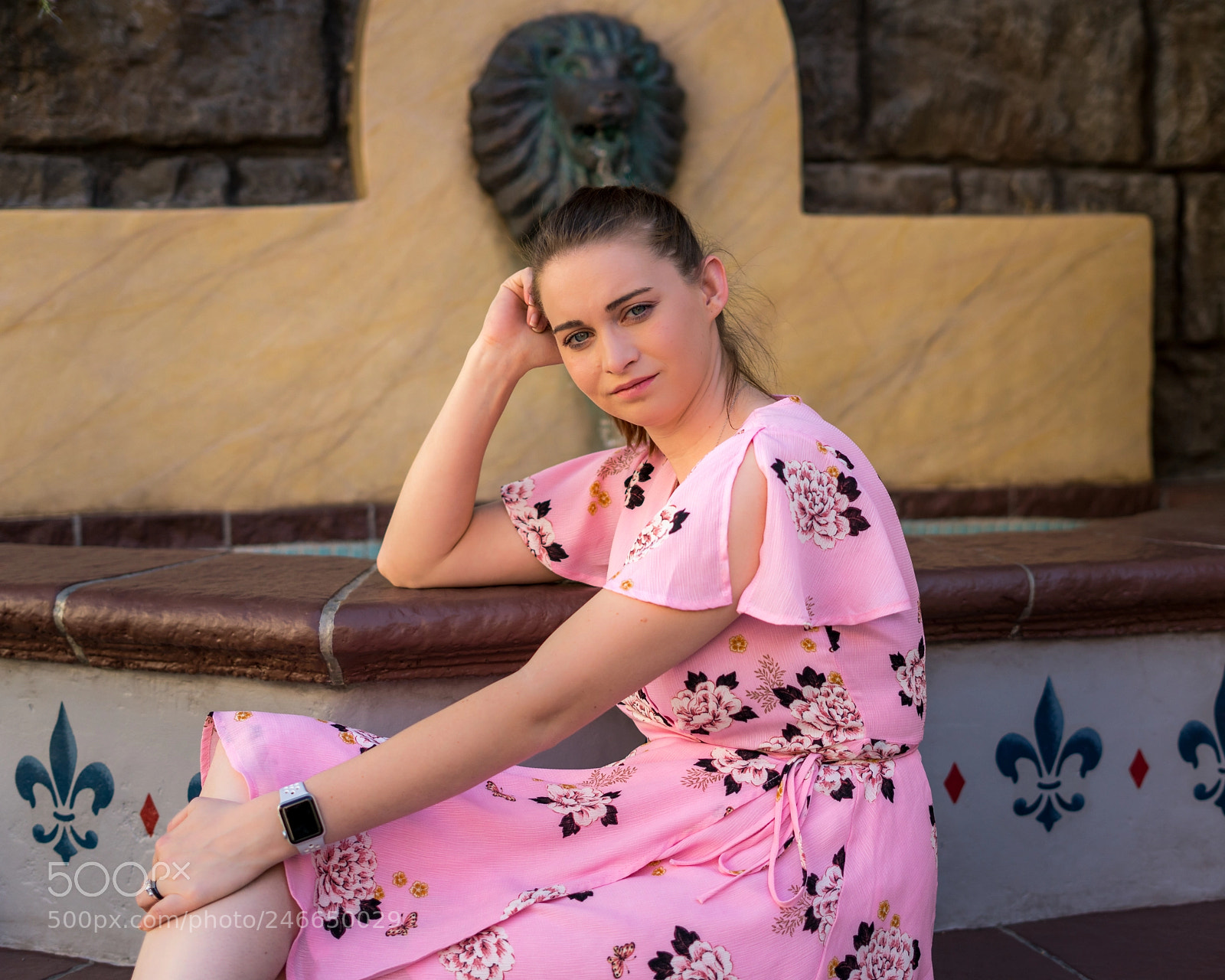 Sony a7R III sample photo. Fountain portrait 1 photography