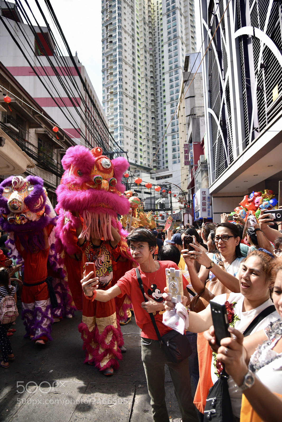 Nikon D810 sample photo. Lion dance at chinatown photography