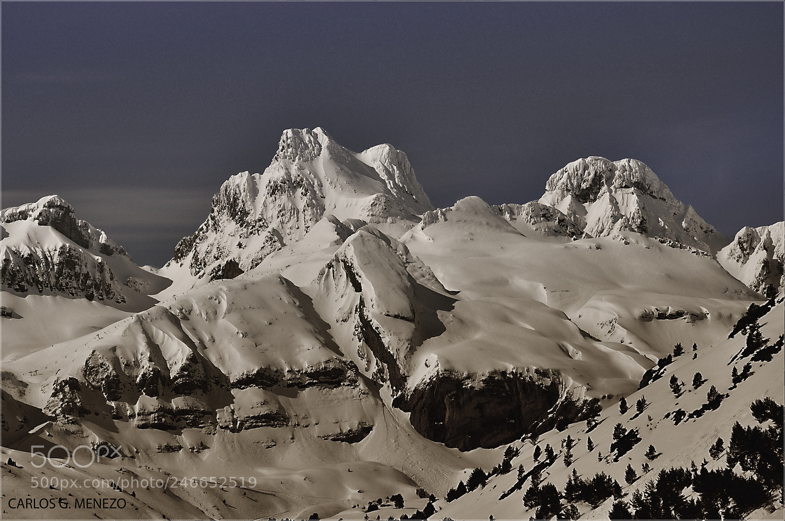 Nikon D90 sample photo. Pico del aspe pirineo photography