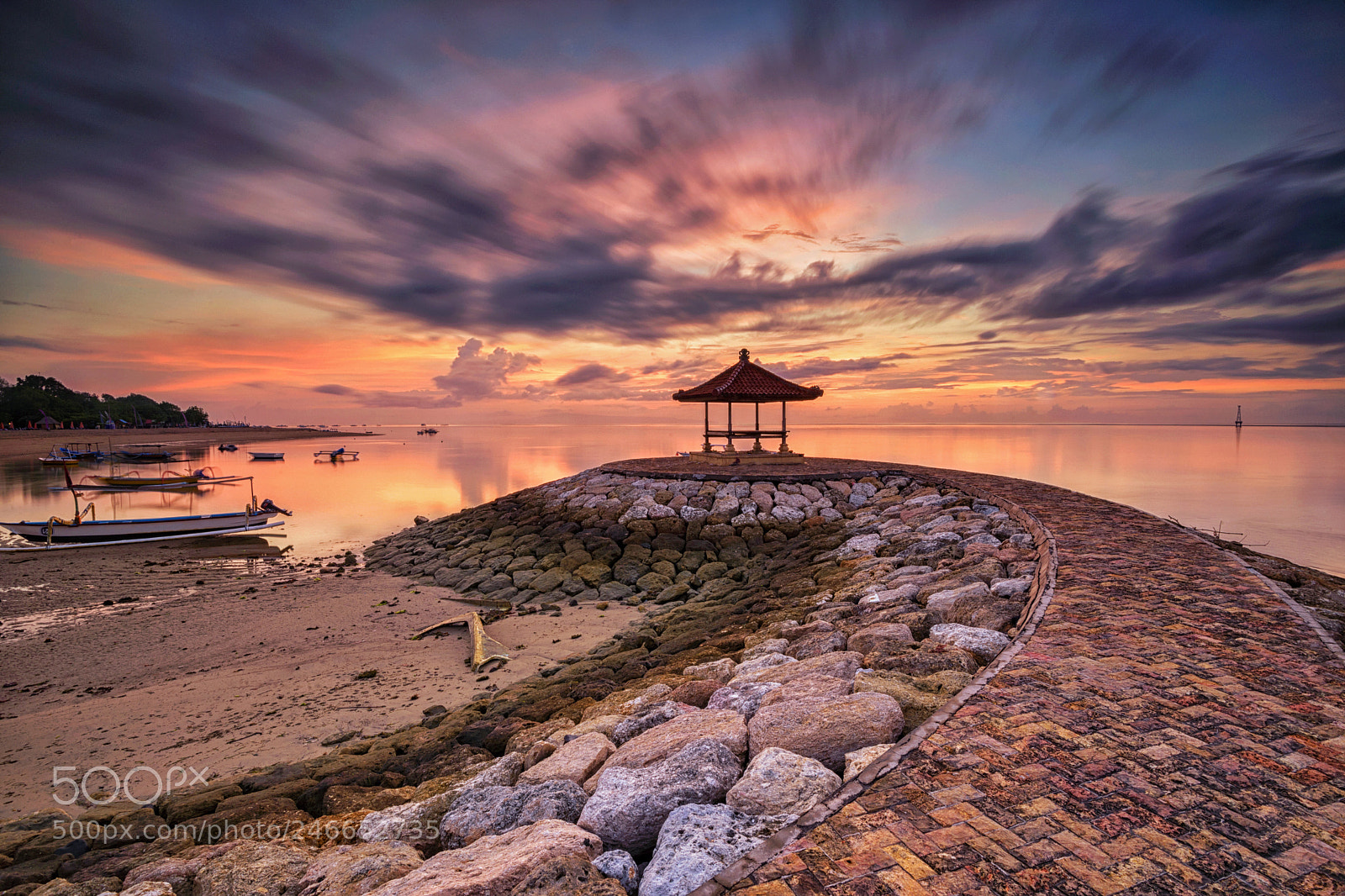 Nikon D610 sample photo. Sunrise mertasari beach, sanur photography