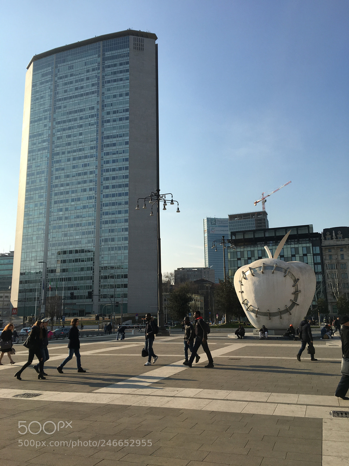 Apple iPhone 6s sample photo. Grattacielo pirelli photography
