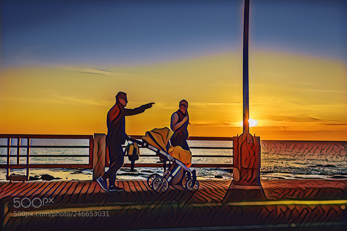 Nikon D800E sample photo. Evening strollers photography