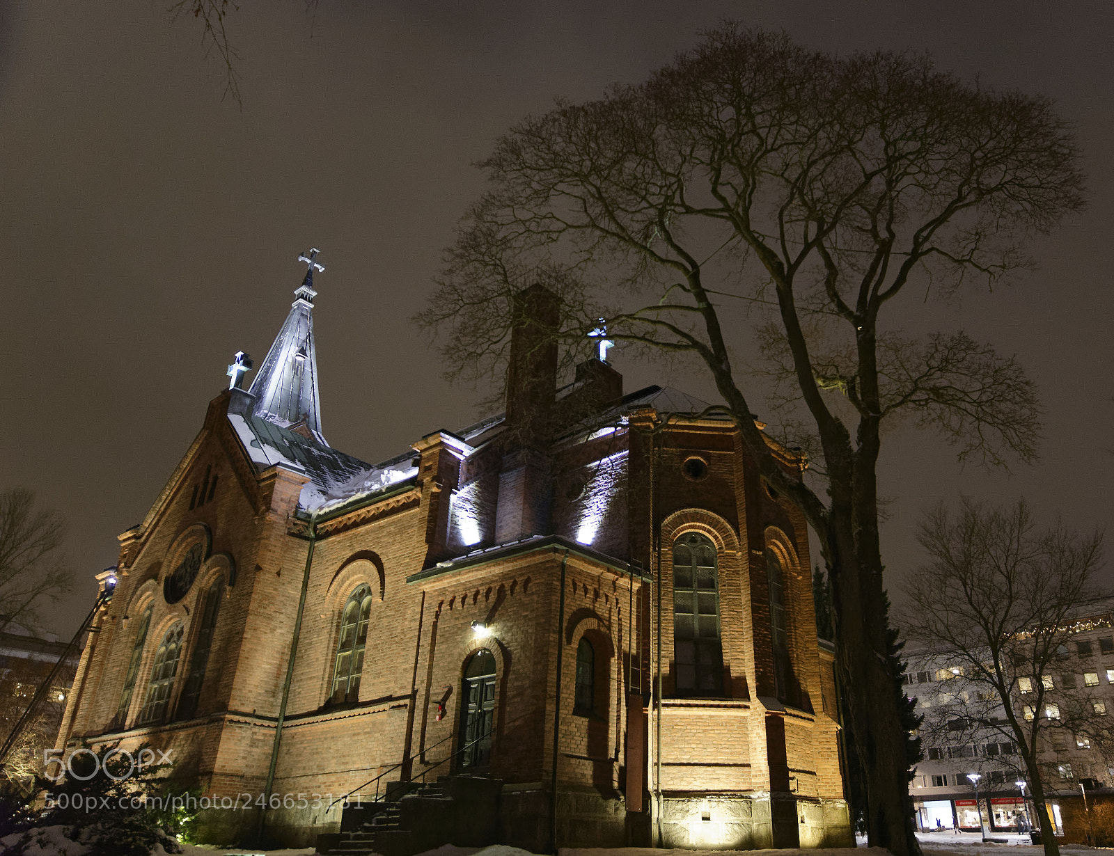 Nikon D7200 sample photo. Town church jyv skyl photography