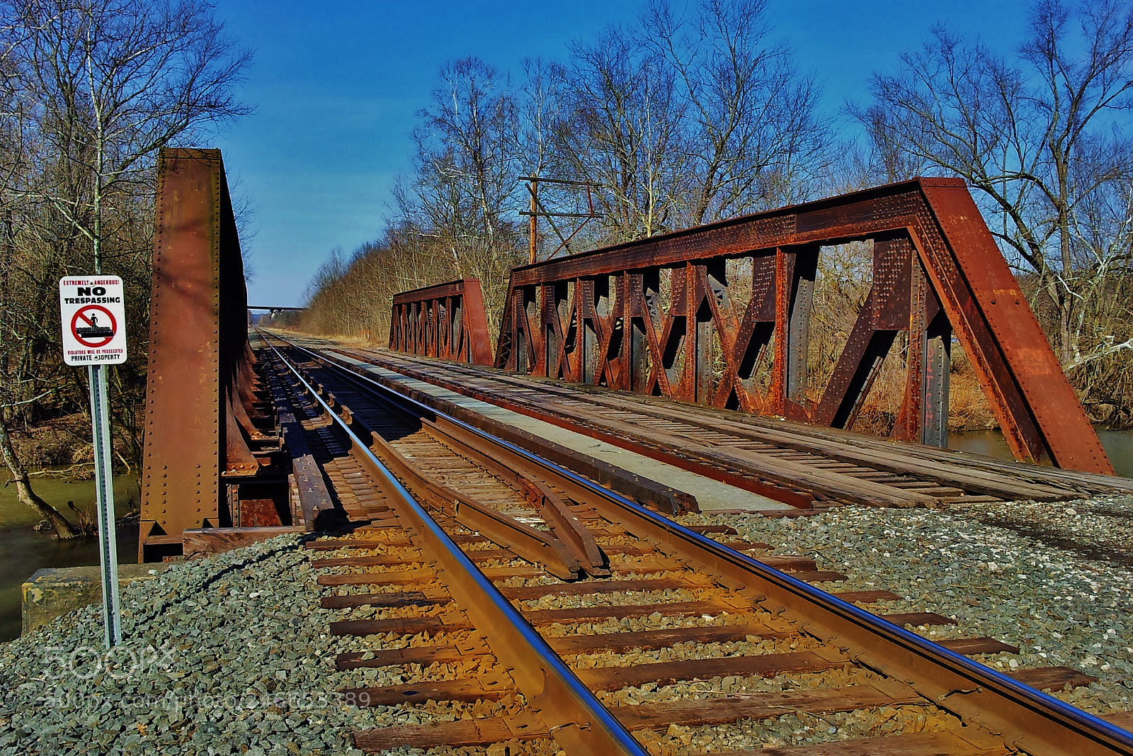 Samsung Galaxy S2 sample photo. Railroad bridge photography