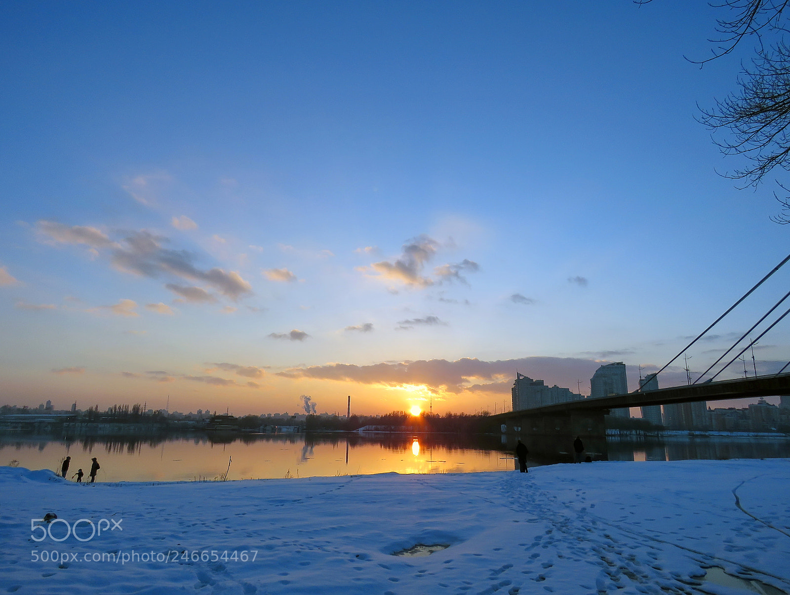 Canon PowerShot SX60 HS sample photo. Winter sunset on the photography