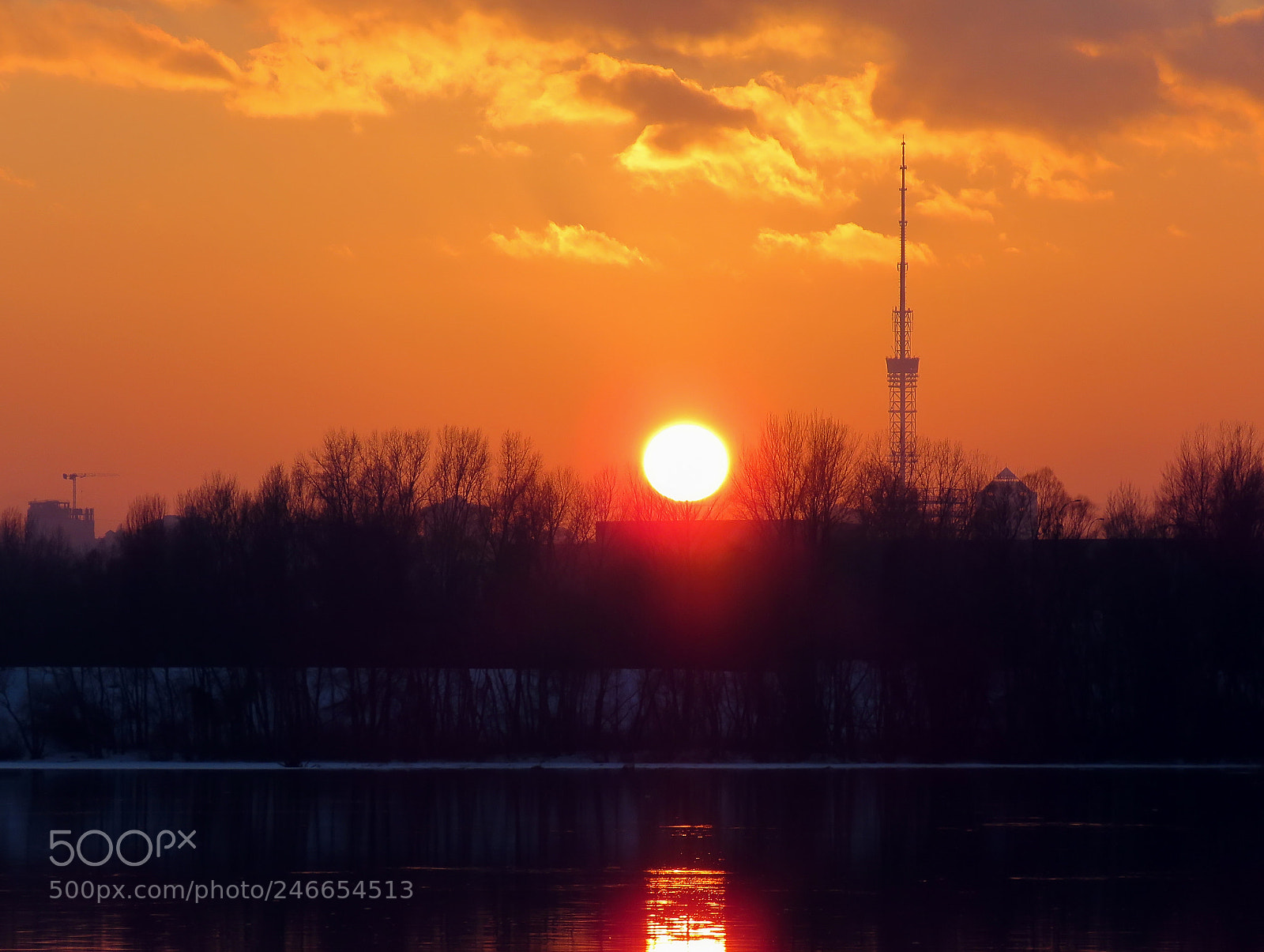 Canon PowerShot SX60 HS sample photo. Winter sunset sun photography