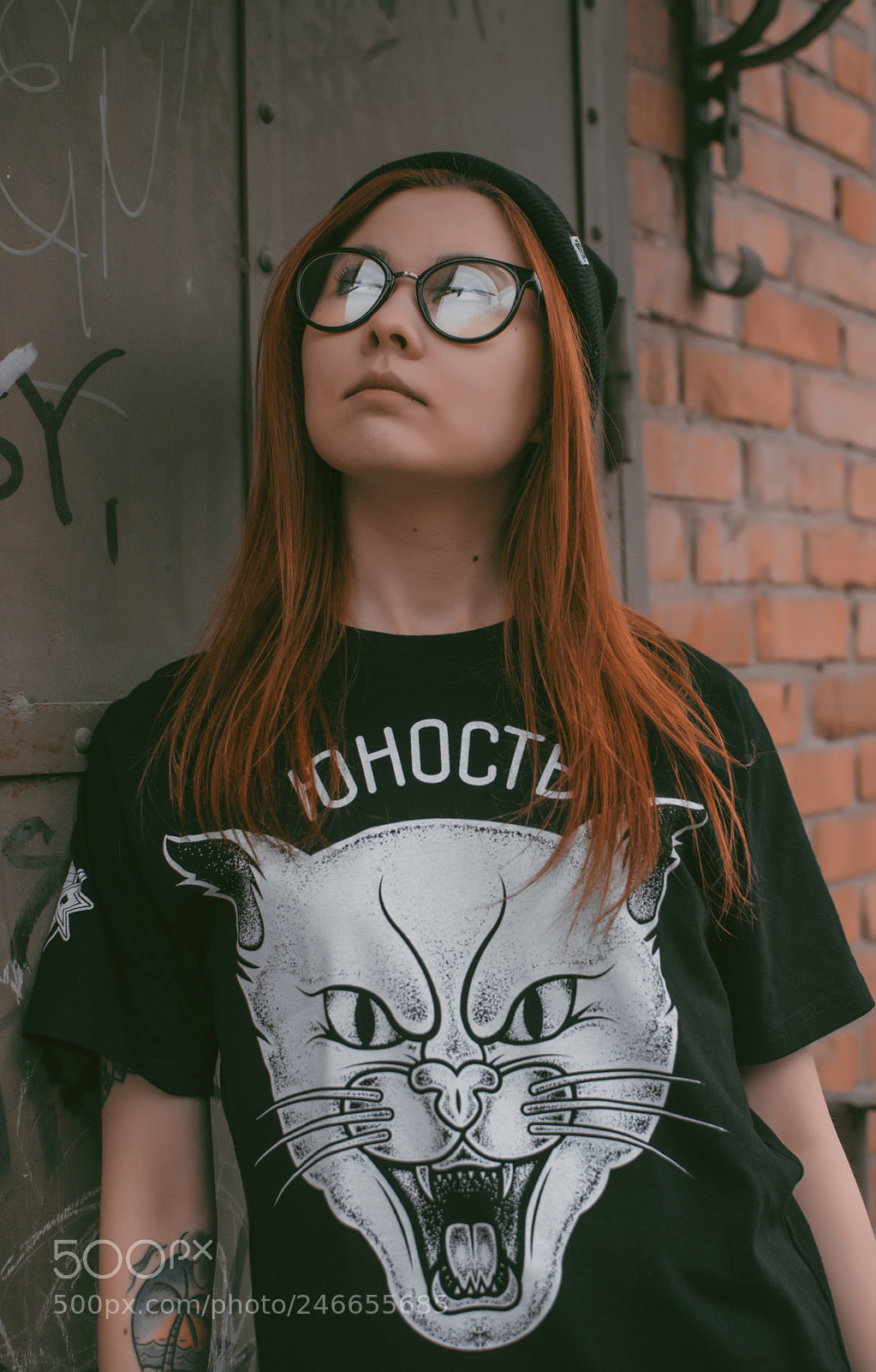 Nikon D7100 sample photo. Tatoo girl photography