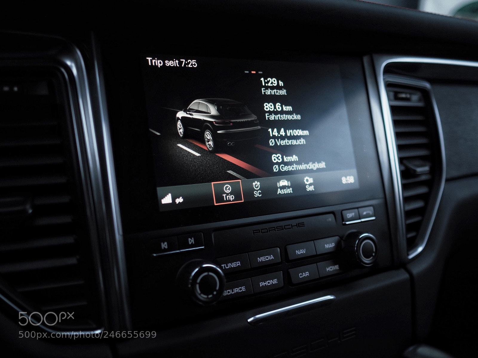 Olympus PEN-F sample photo. Porsche macan gts photography
