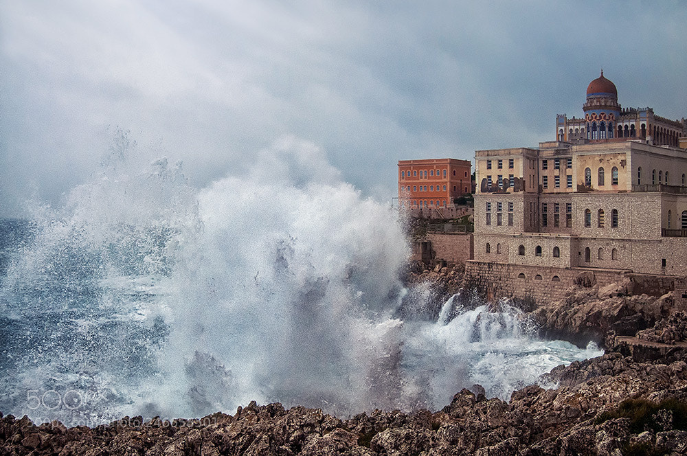 Nikon D300S sample photo. Salento seastorm photography