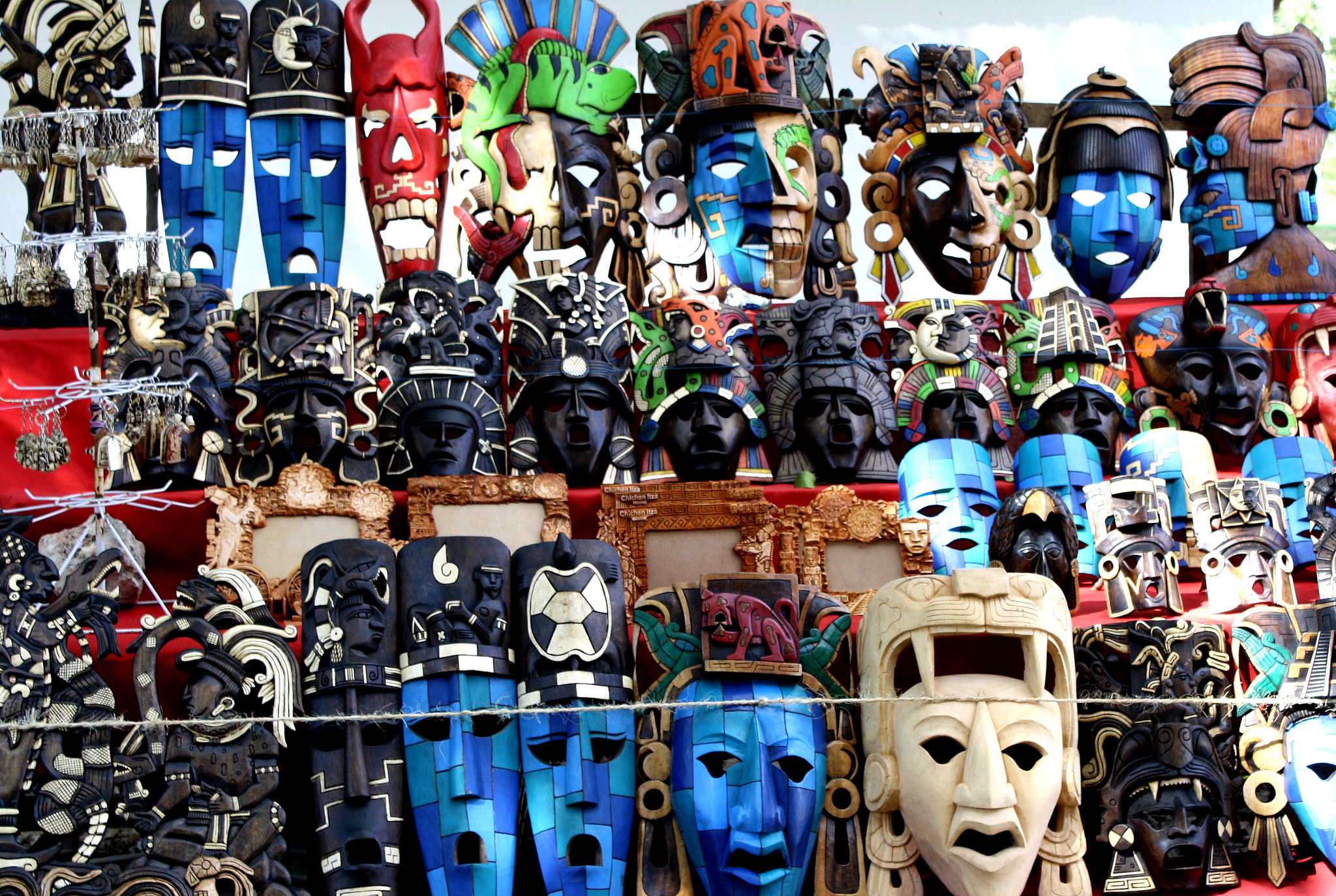 Canon EOS 1000D (EOS Digital Rebel XS / EOS Kiss F) sample photo. Masks photography