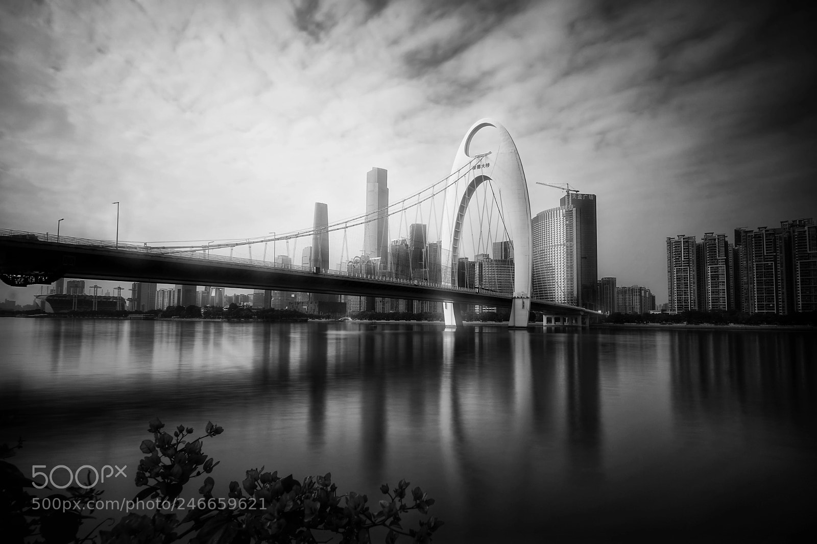 Sony a6300 sample photo. Liede bridge, guangzhou city photography
