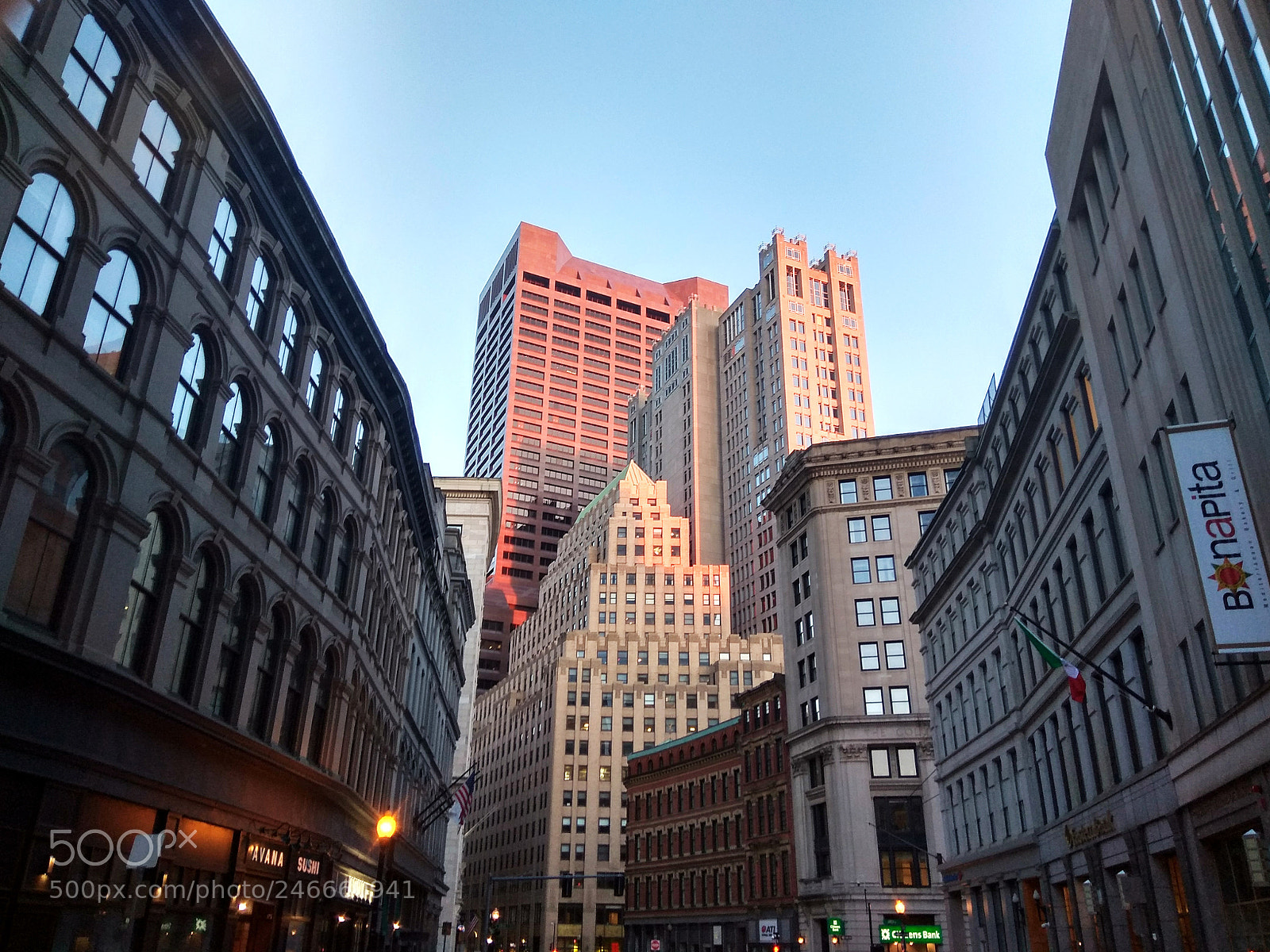 Xiaomi Redmi Note 4 sample photo. Dusk in boston photography