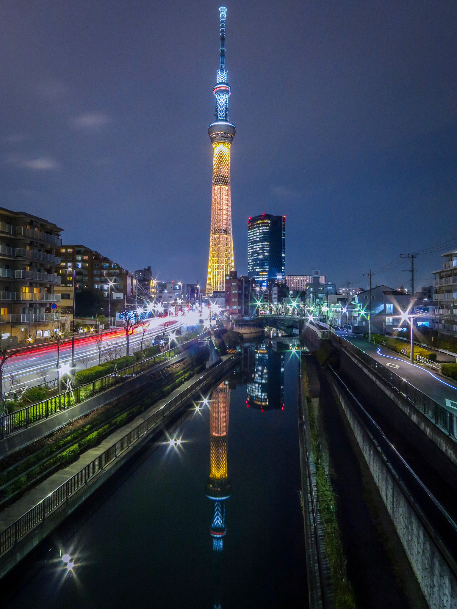 Canon PowerShot S120 sample photo. Double gold tokyo skytree photography