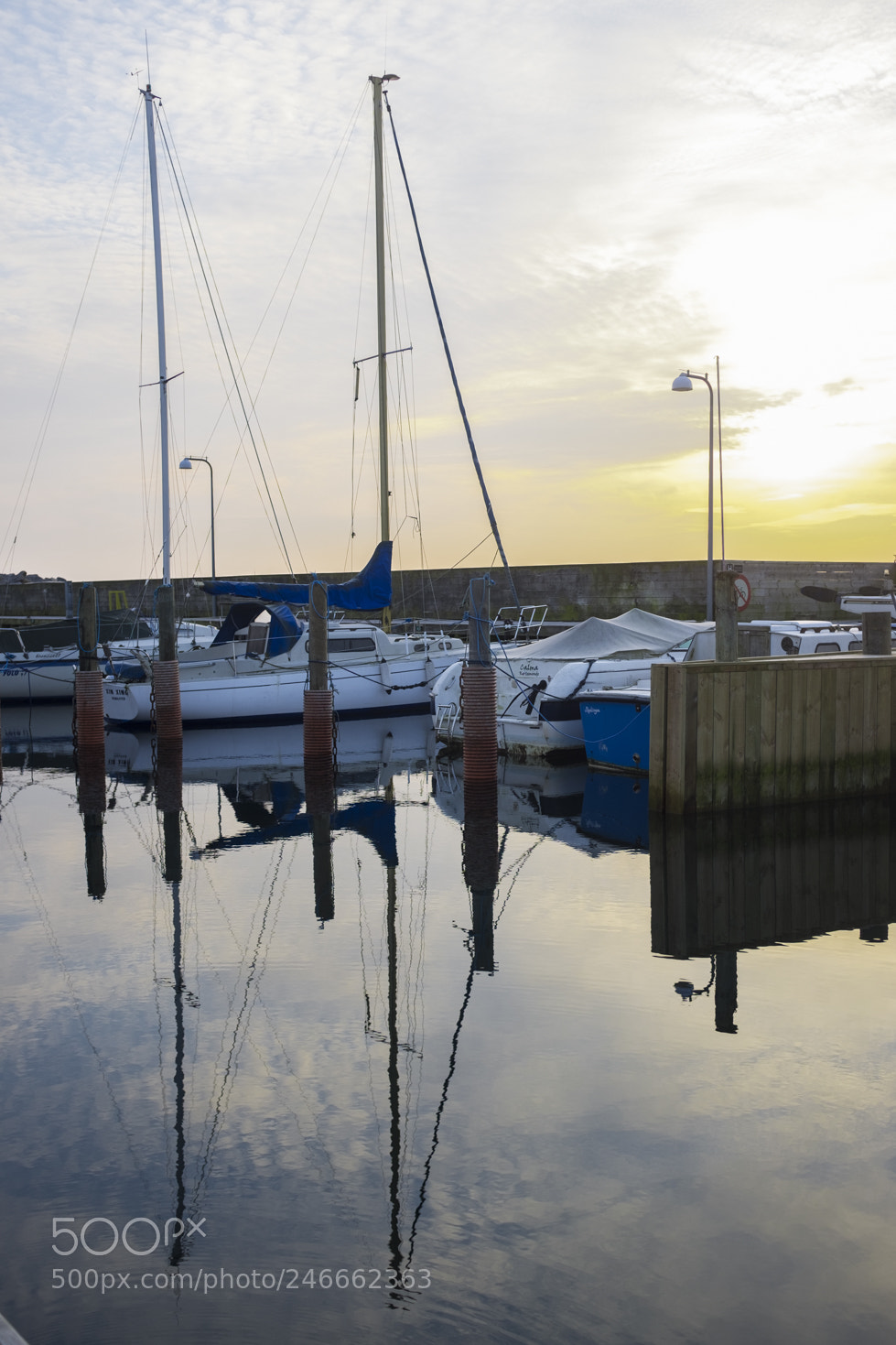 Fujifilm X100S sample photo. Boats and reflection photography