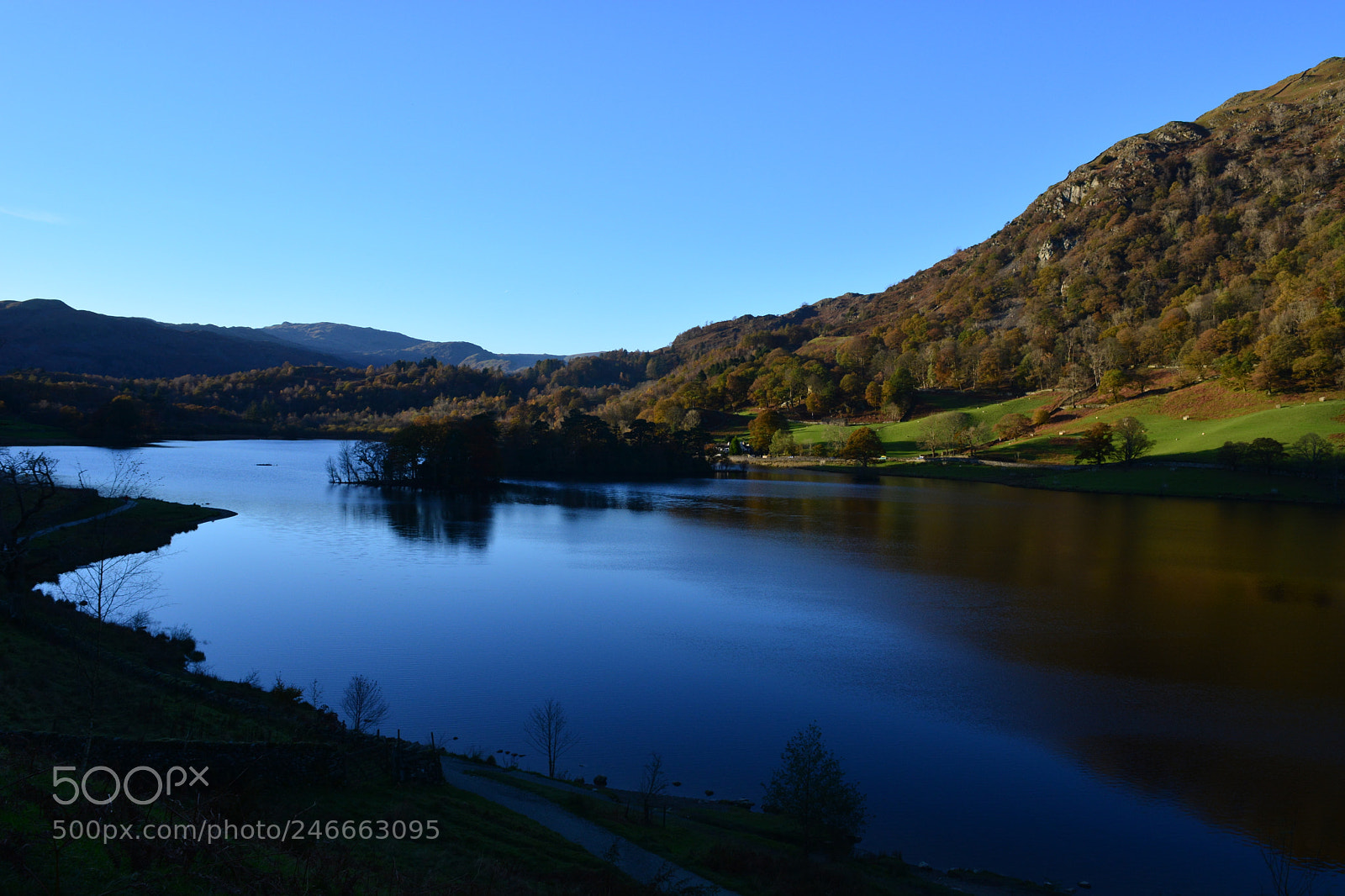 Nikon D5200 sample photo. Rydal water - lake photography