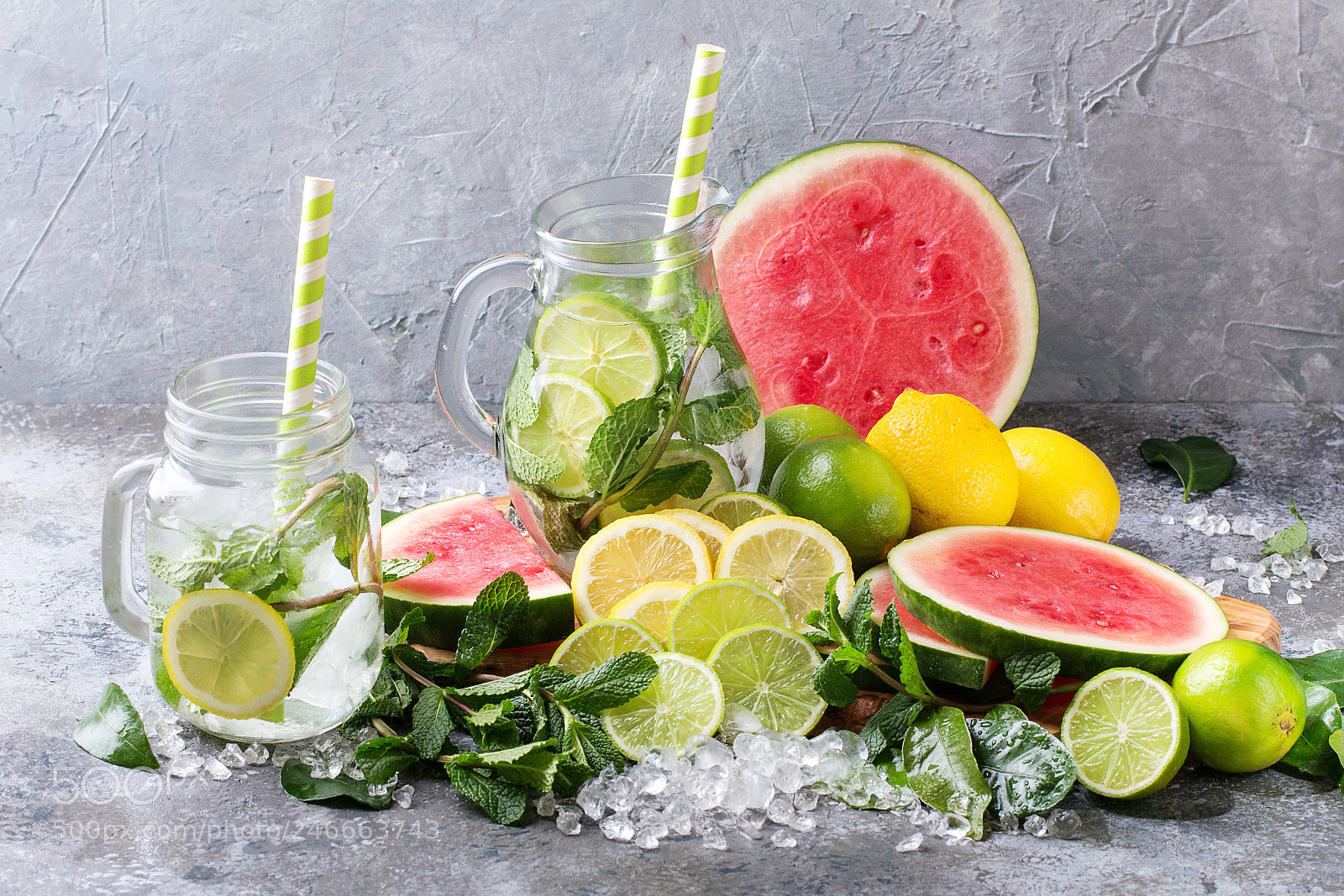 Canon EOS 700D (EOS Rebel T5i / EOS Kiss X7i) sample photo. Watermelon, lemon and lime photography