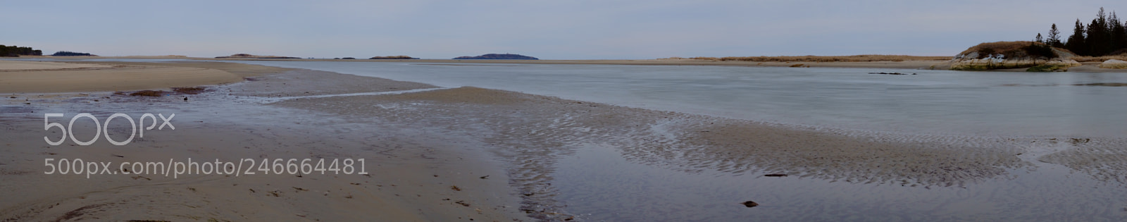 Fujifilm X-Pro1 sample photo. Popham beach panorama photography