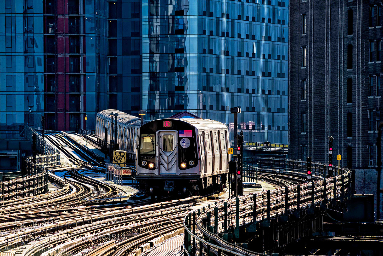Nikon D810 sample photo. N train on the photography