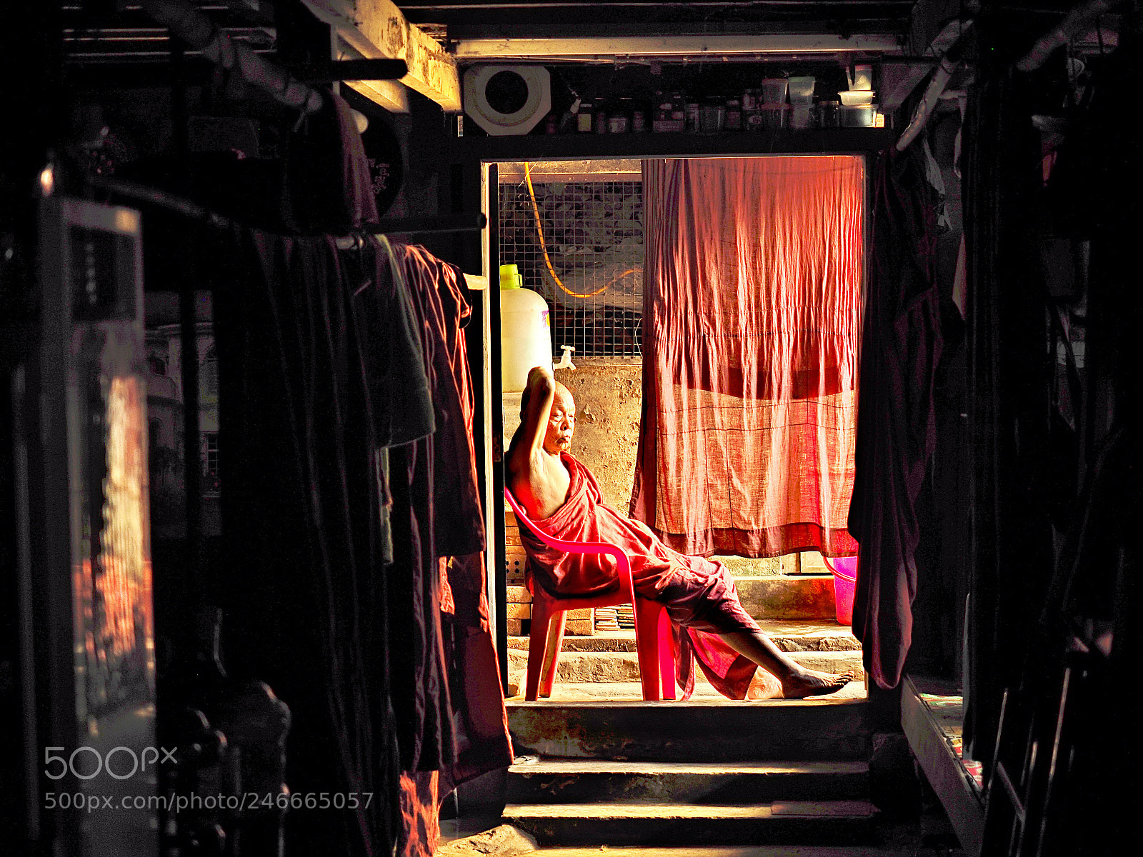 Olympus OM-D E-M1 Mark II sample photo. A monk in myanmar photography