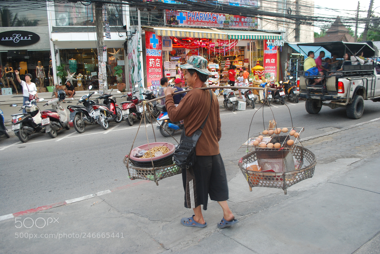 Nikon D60 sample photo. Street food for sale photography