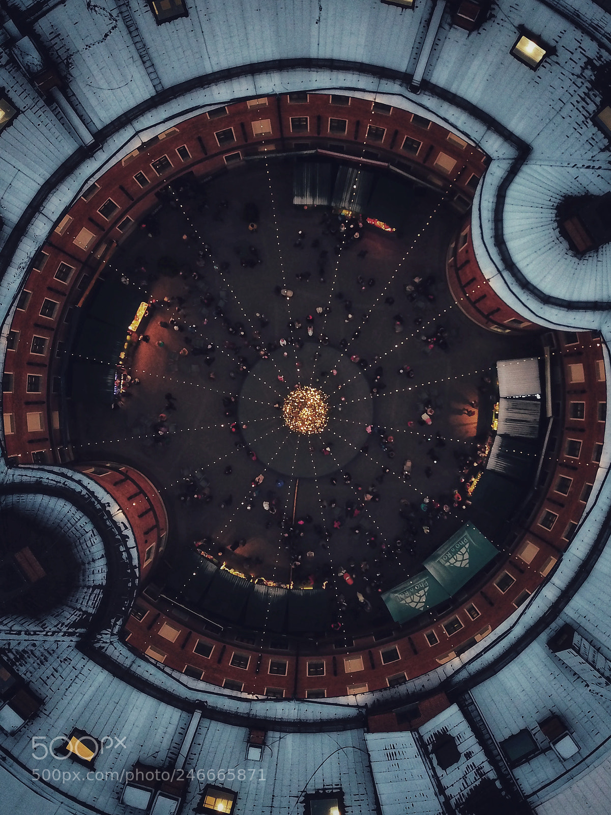 DJI FC220 sample photo. New holland, christmas photography