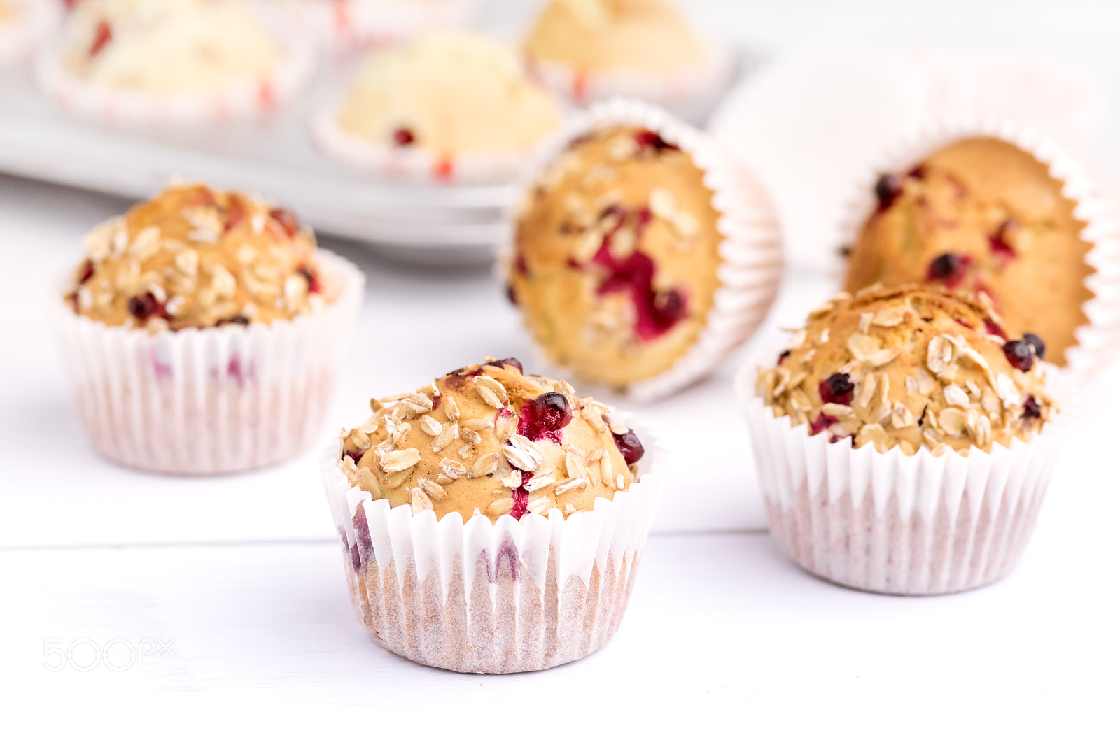 Nikon D750 sample photo. Freshly baked canberry muffins photography