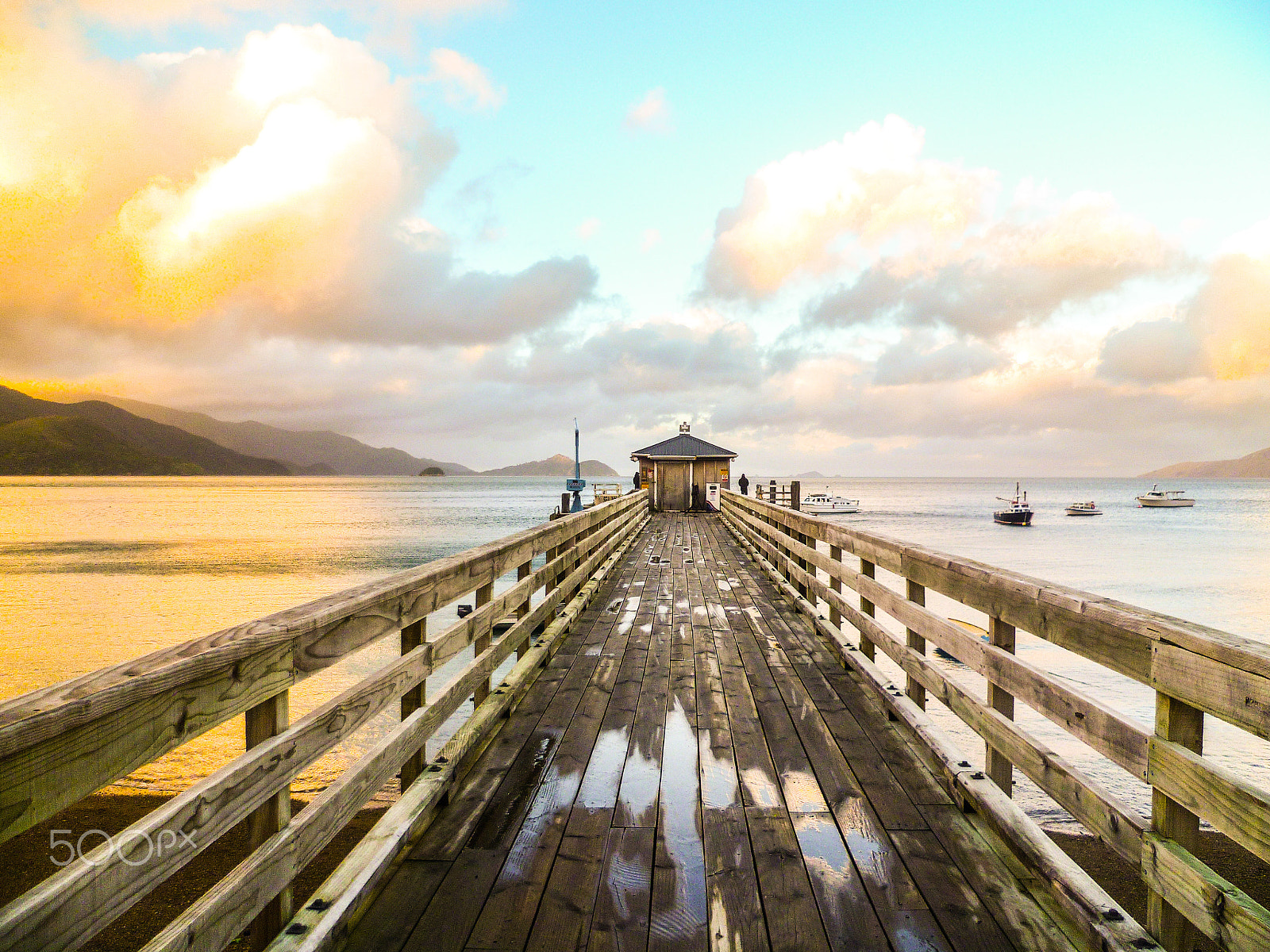 Panasonic DMC-FS11 sample photo. Wooden pier photography