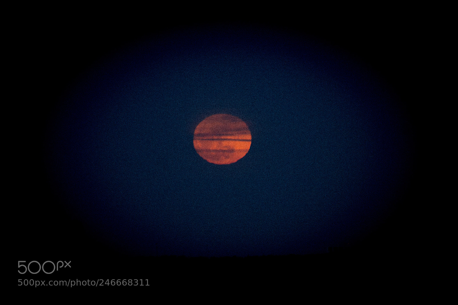 Canon EOS 1100D (EOS Rebel T3 / EOS Kiss X50) sample photo. Red moon photography