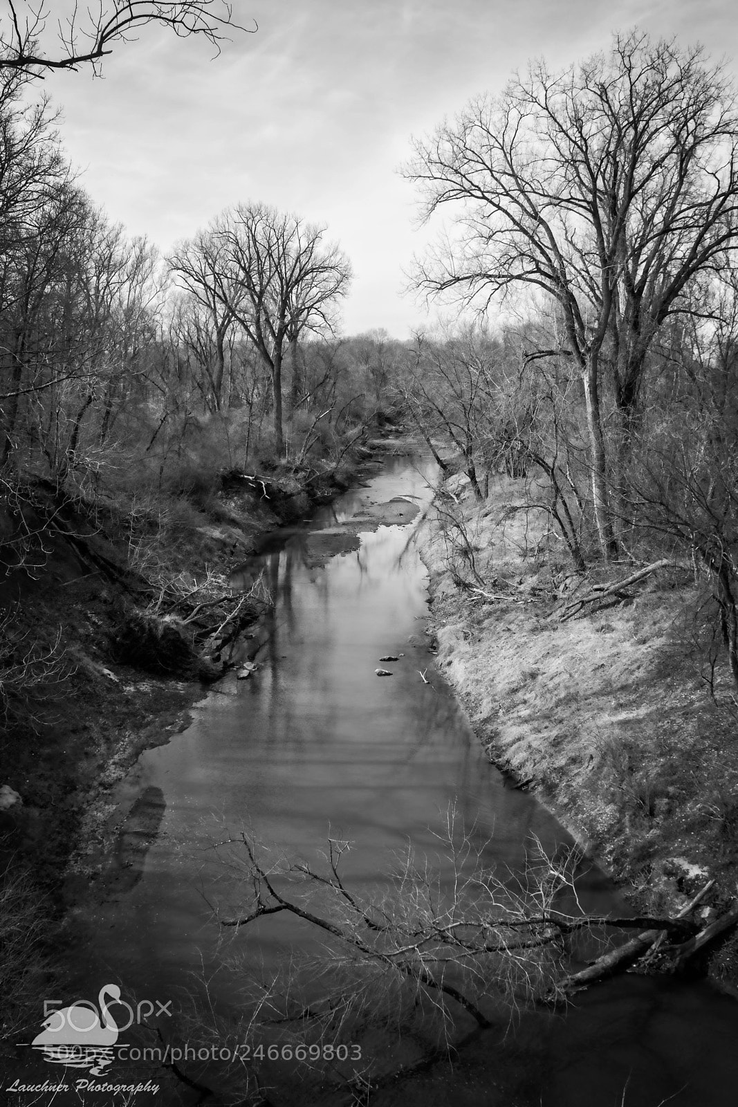 Nikon D5200 sample photo. Cahokia creek in winter photography