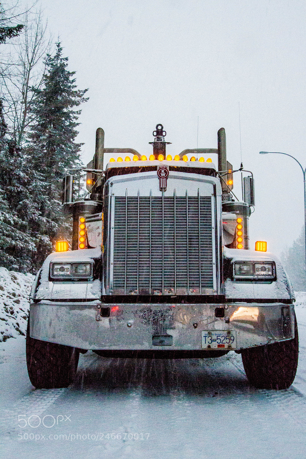 Canon EOS 7D sample photo. Trucking the powder highway photography
