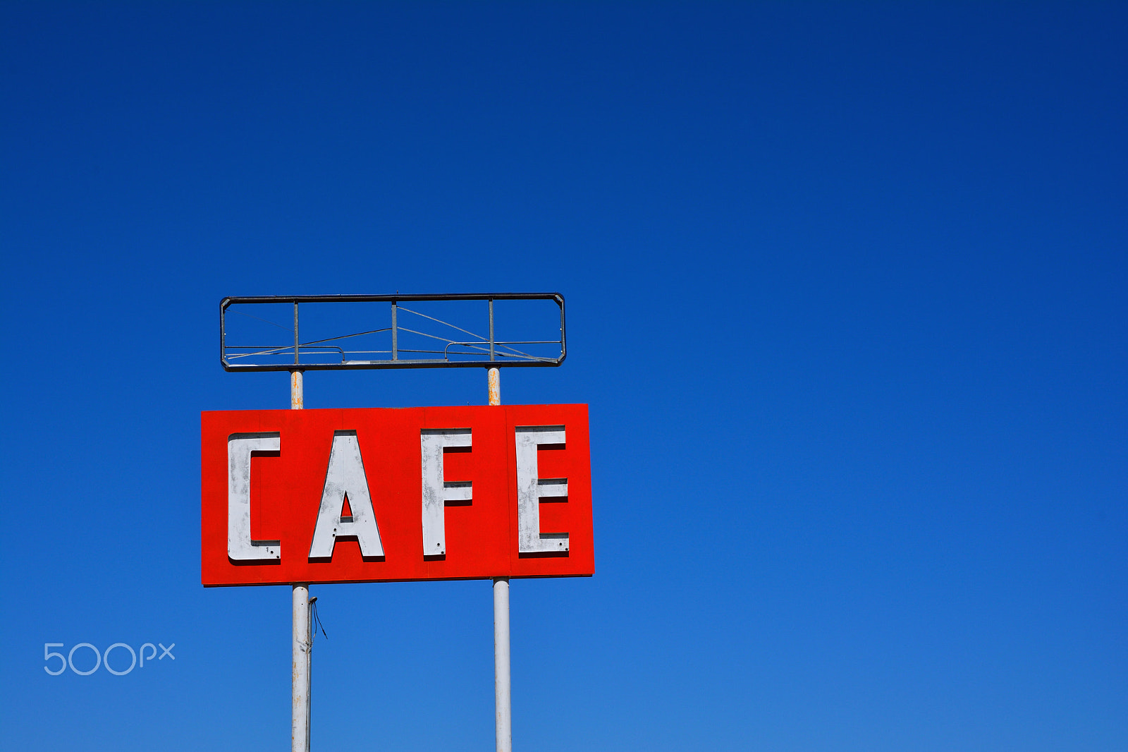 Sigma 17-50mm F2.8 EX DC OS HSM sample photo. Cafe sign in texas. photography