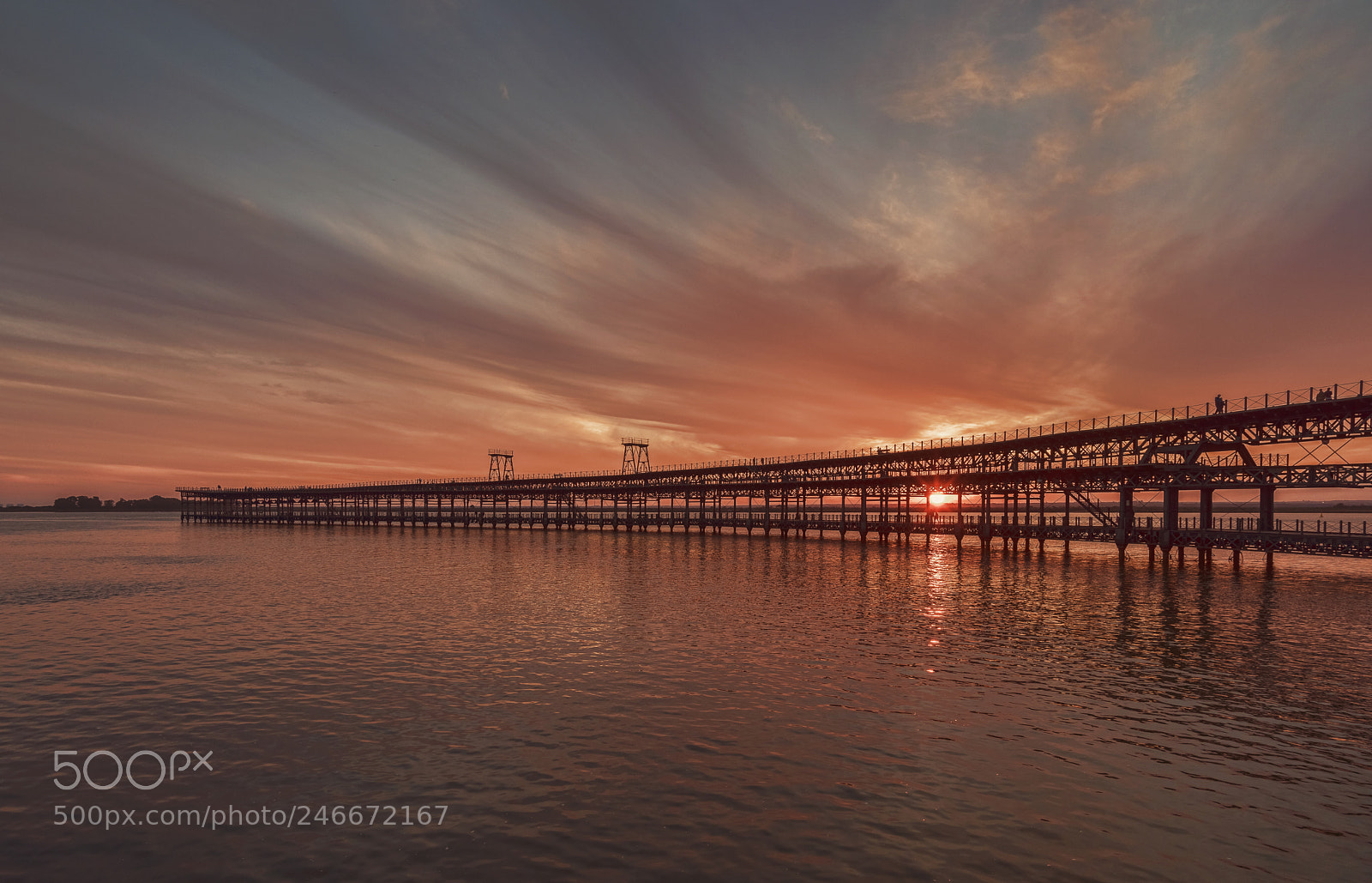 Nikon D810 sample photo. Atardecer en muelle del photography