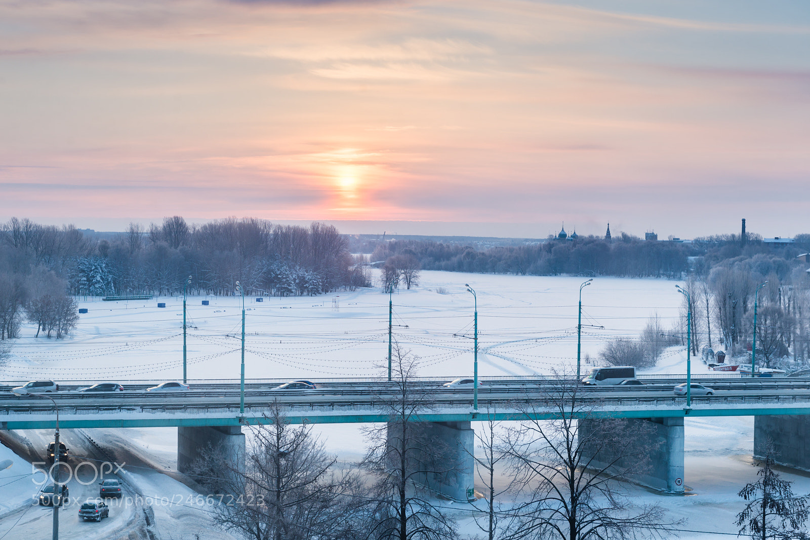 Nikon D610 sample photo. The sunrise in yaroslavl photography