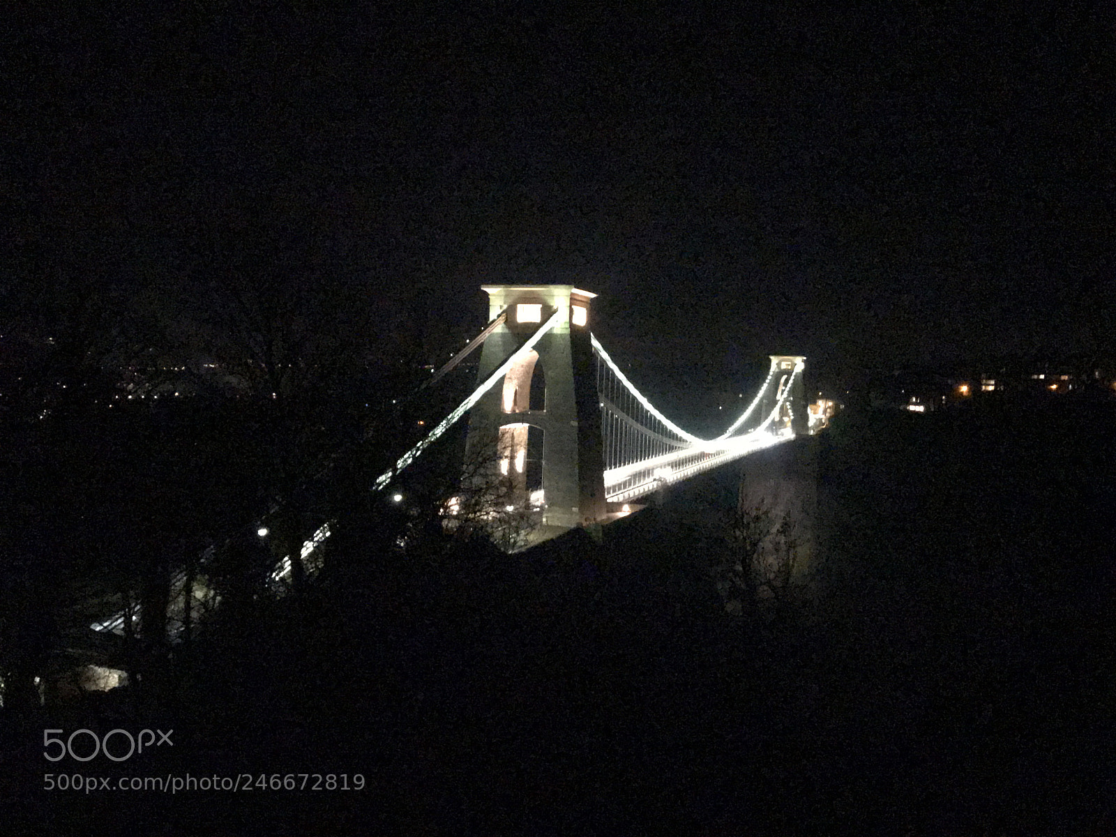 Apple iPhone 7 Plus sample photo. Suspension bridge photography