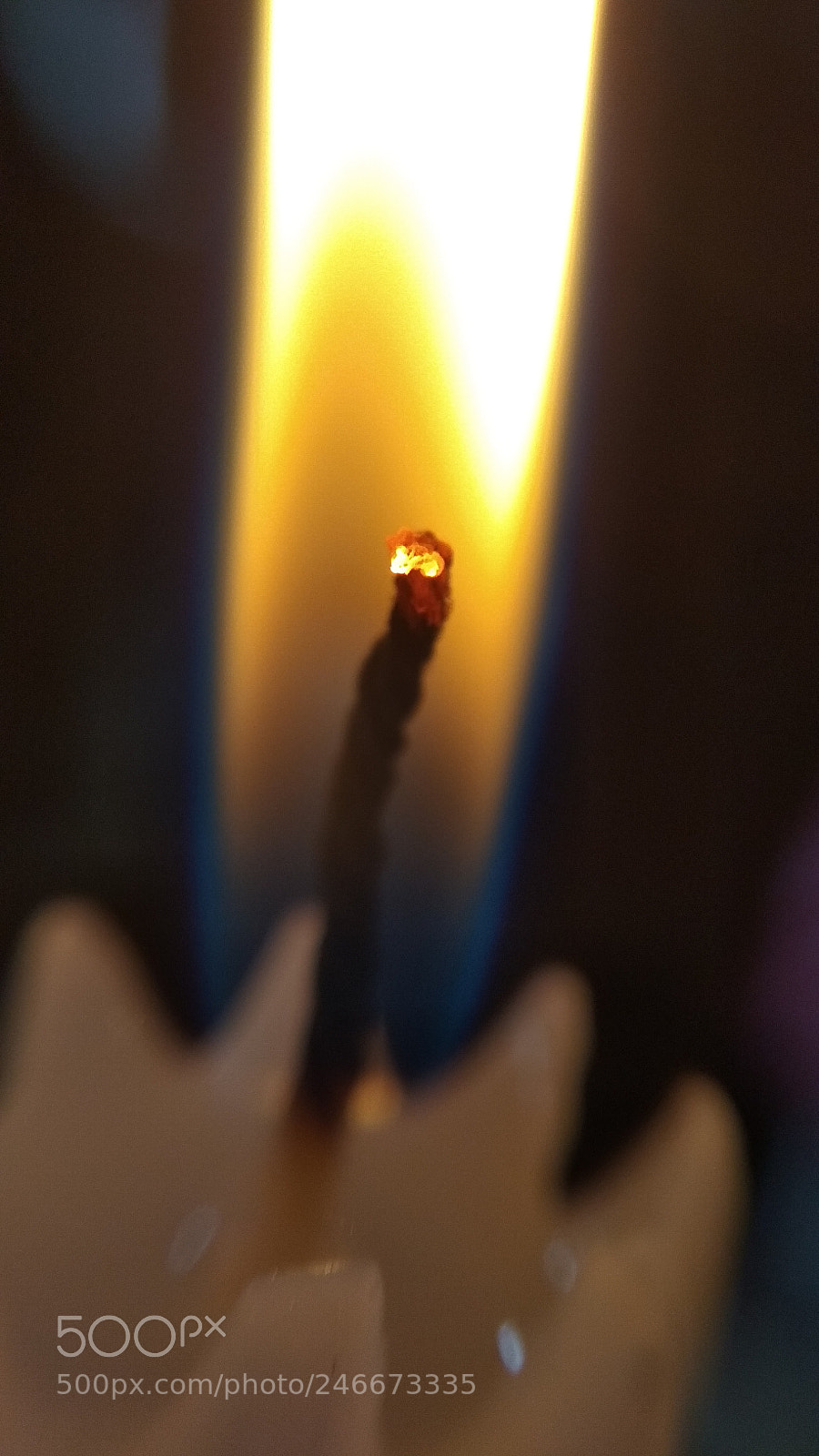 Xiaomi Redmi Note 5A sample photo. Candle photography