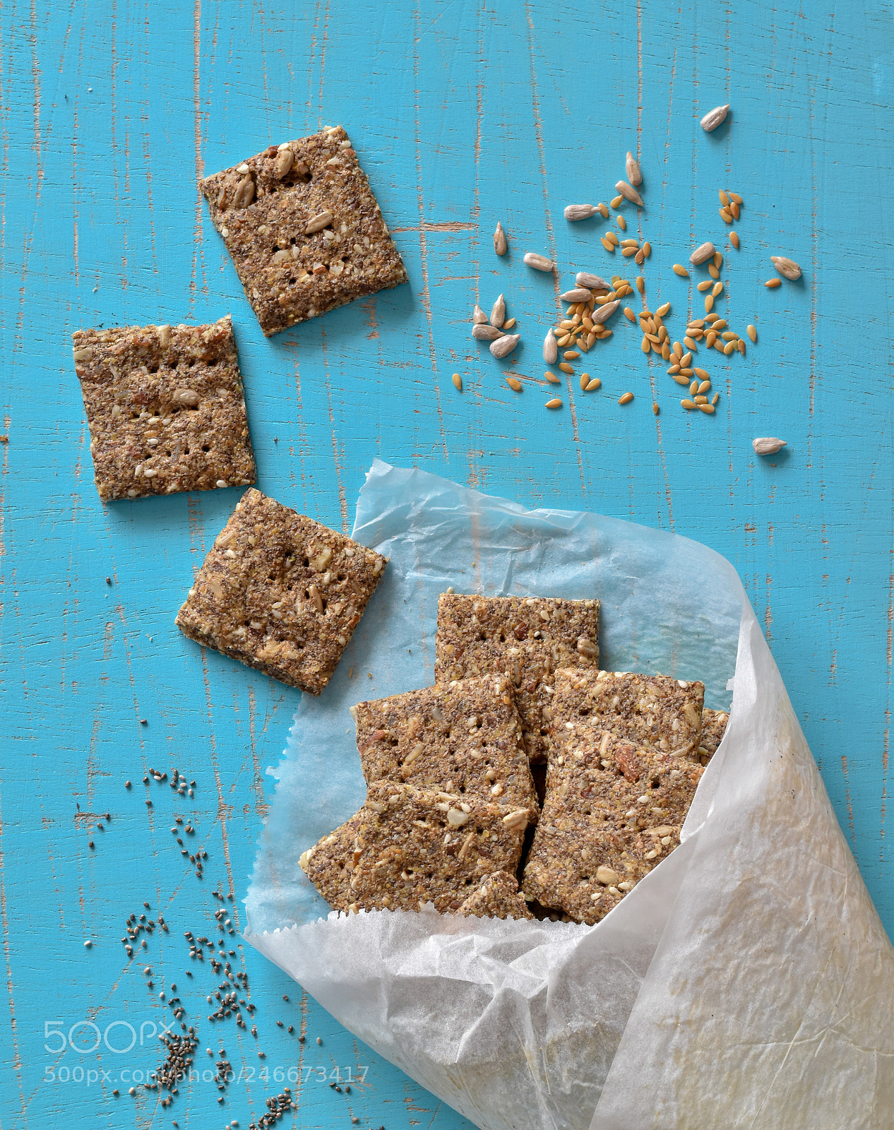 Nikon D5600 sample photo. Homemade seed crackers photography