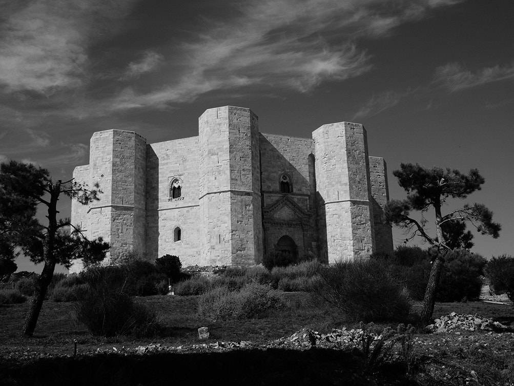 Leica Digilux 3 sample photo. Castel del monte photography